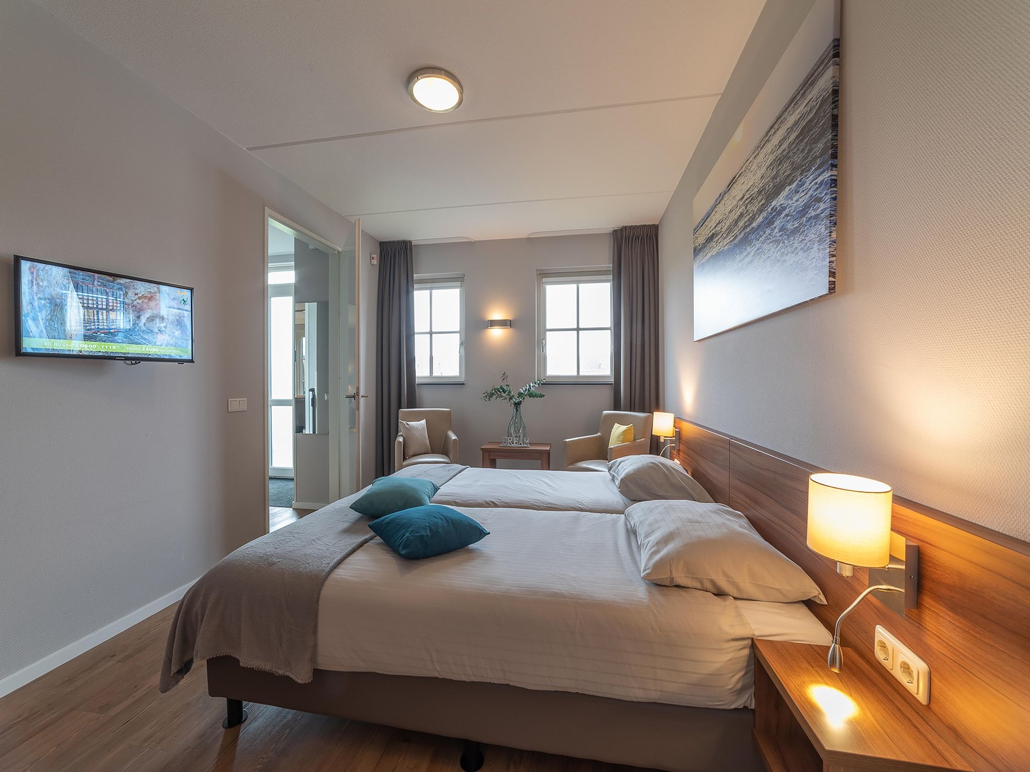 Een slaapkamer van Charming Beveland - 1 in Colijnsplaat