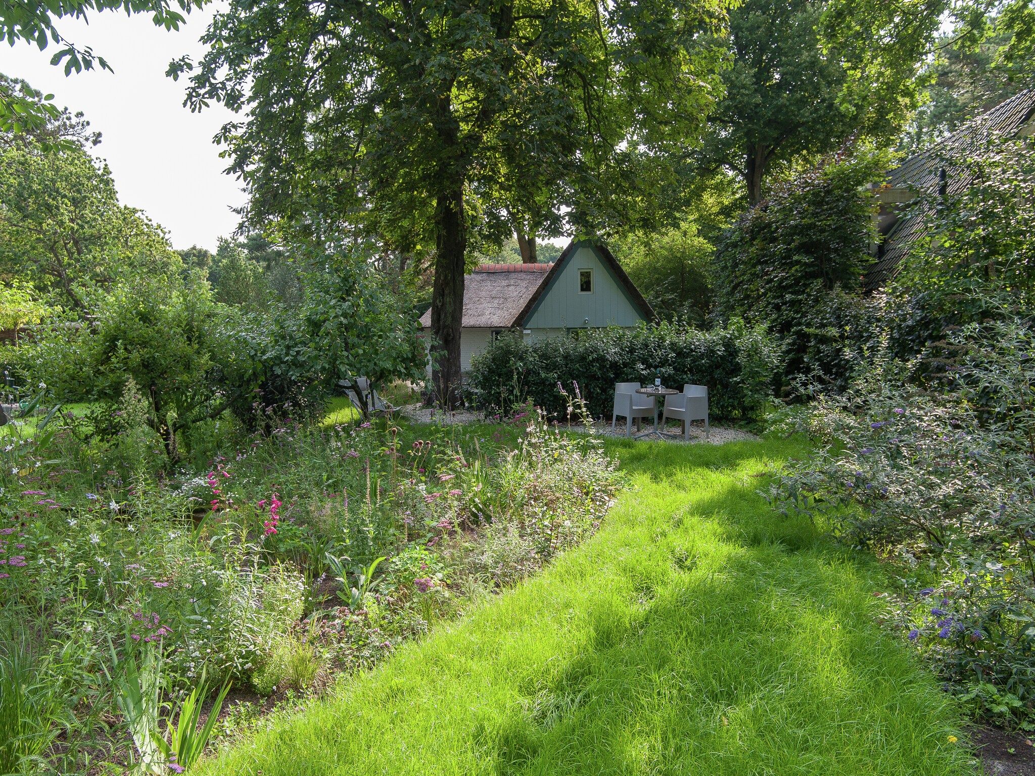 De tuin van Romantisch Bergen in Bergen