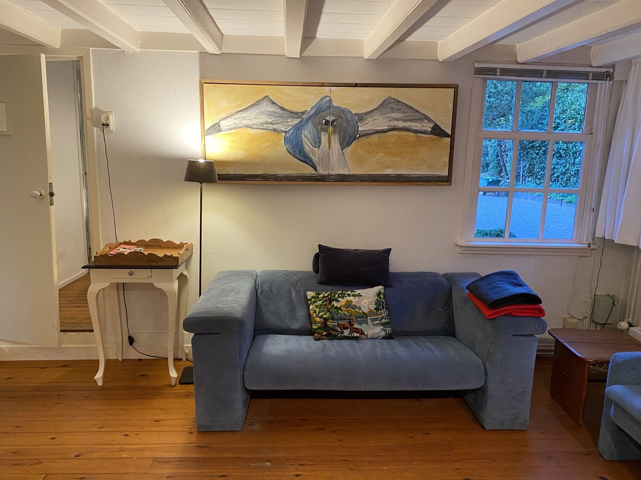 De woonkamer van Romantisch Bergen in Bergen