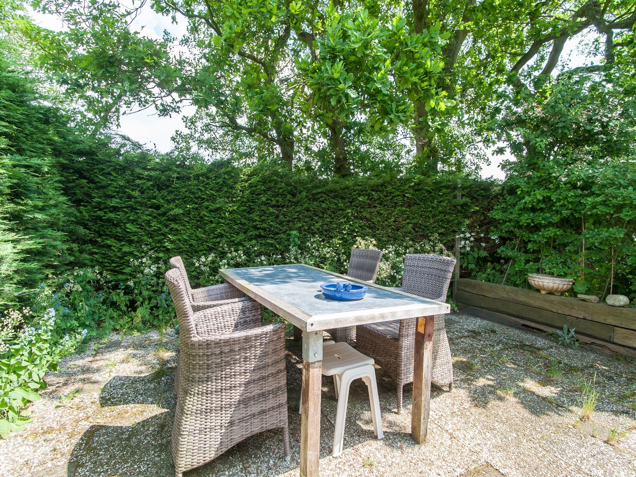 Het terras van Wilca Hoeve in Schoorl