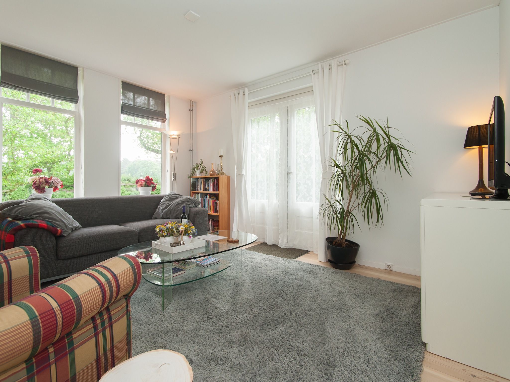 De woonkamer van Wilca Hoeve in Schoorl