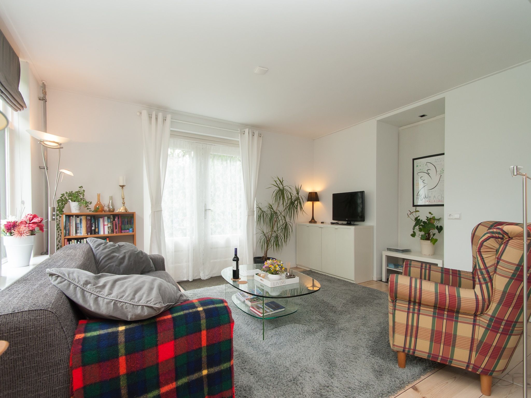 De woonkamer van Wilca Hoeve in Schoorl