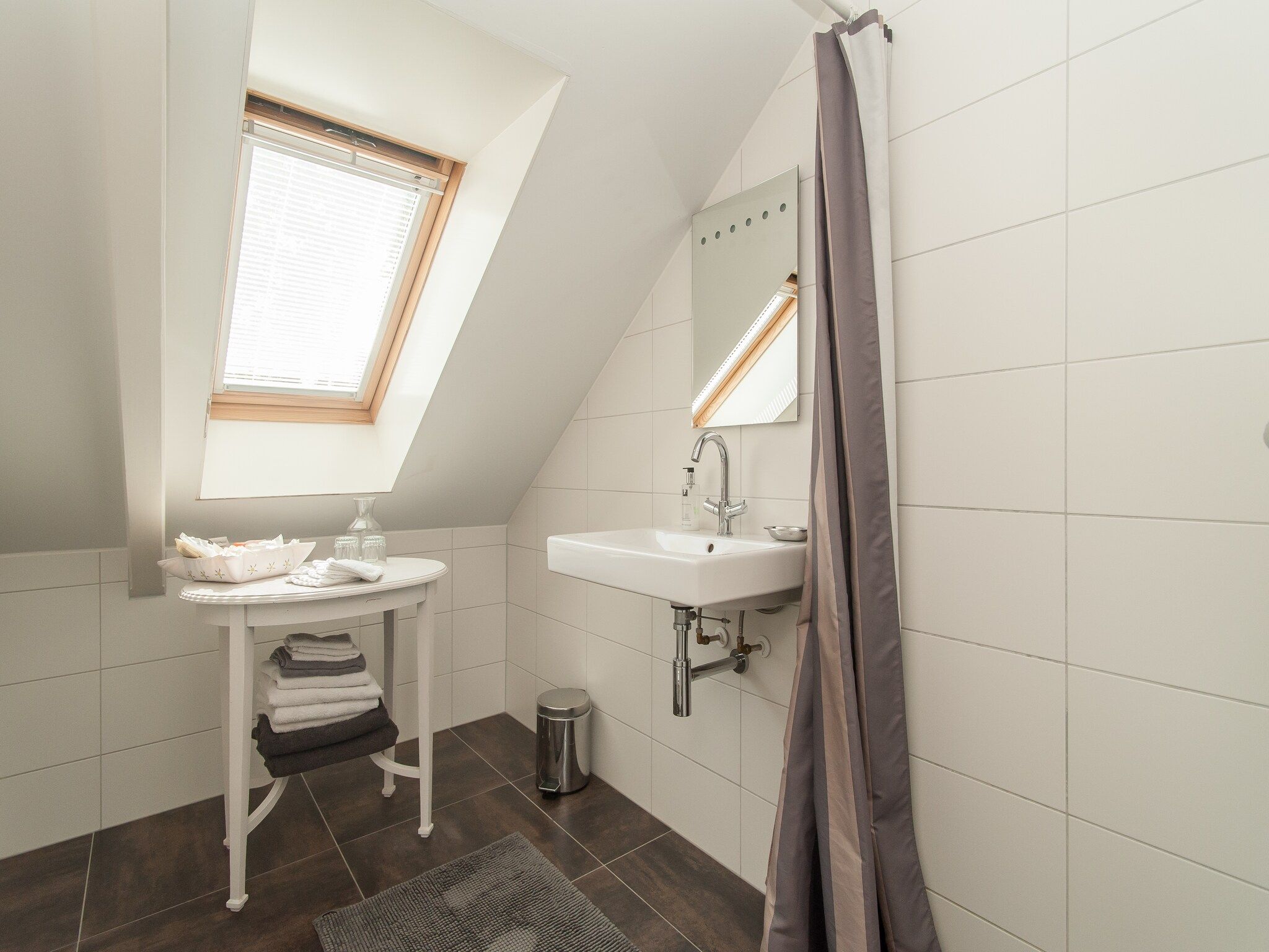 De badkamer van Wilca Hoeve in Schoorl