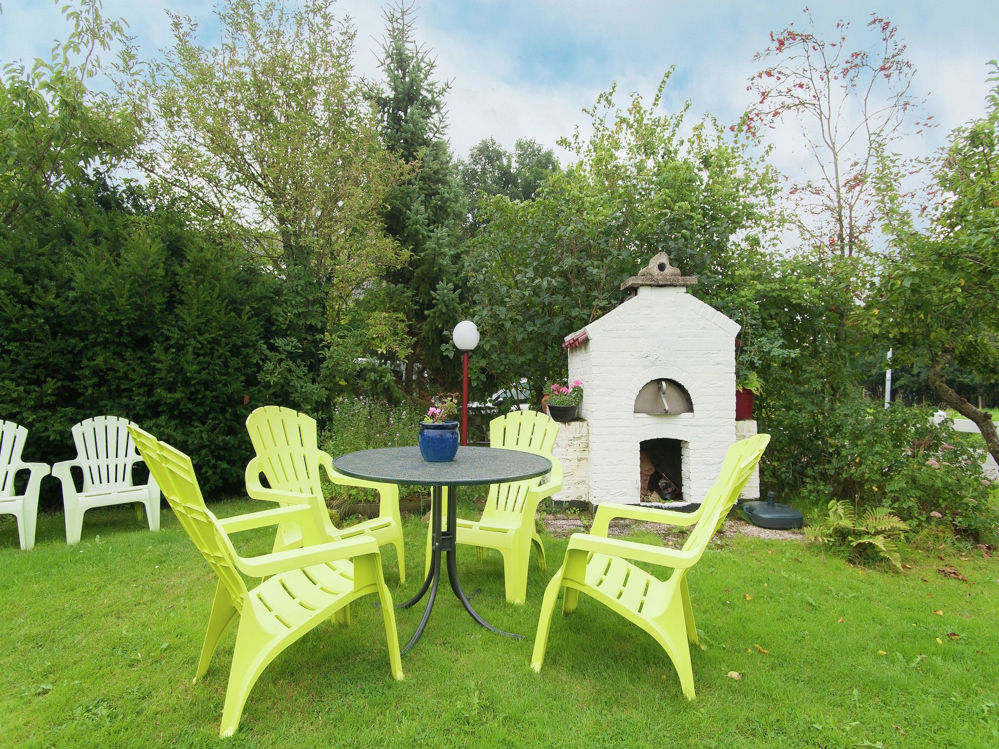 De tuin van Anna's Place in Schoorl