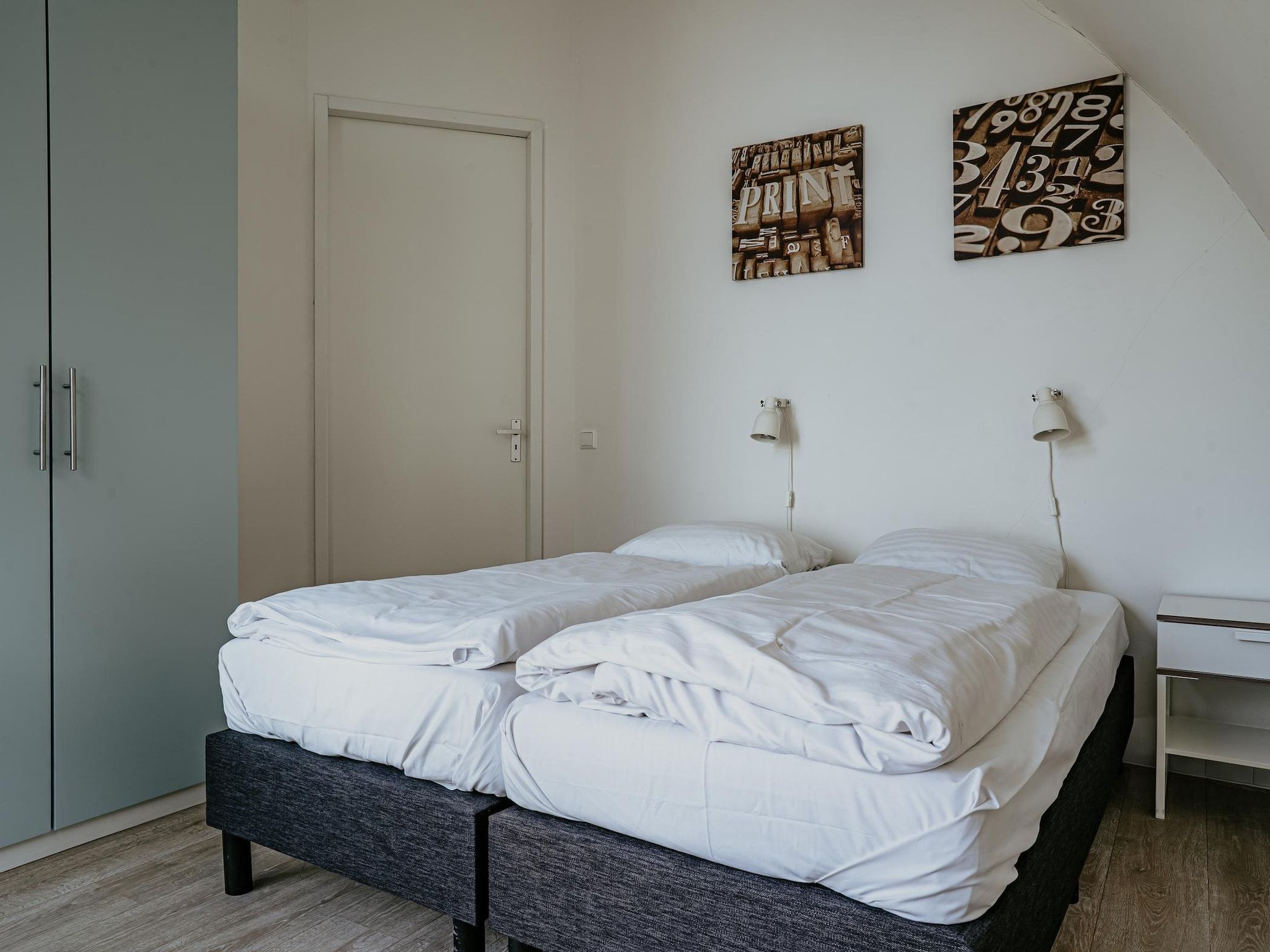 Een slaapkamer van De ZeeParel Sea Life in Egmond aan zee