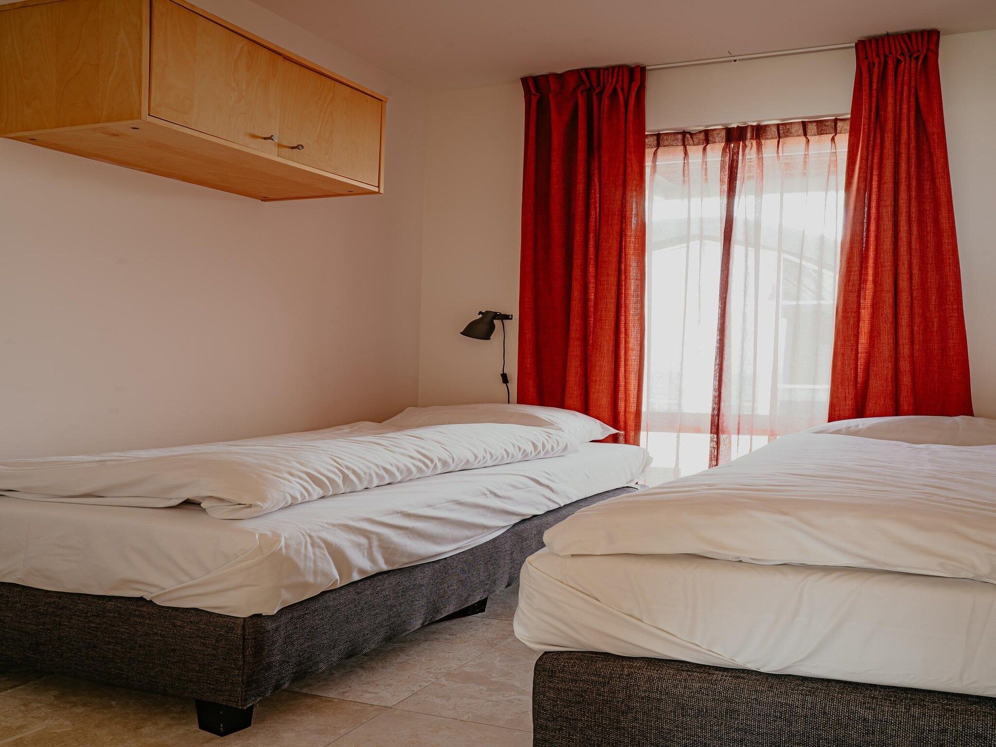Een slaapkamer van De ZeeParel Sea Crab in Egmond aan zee