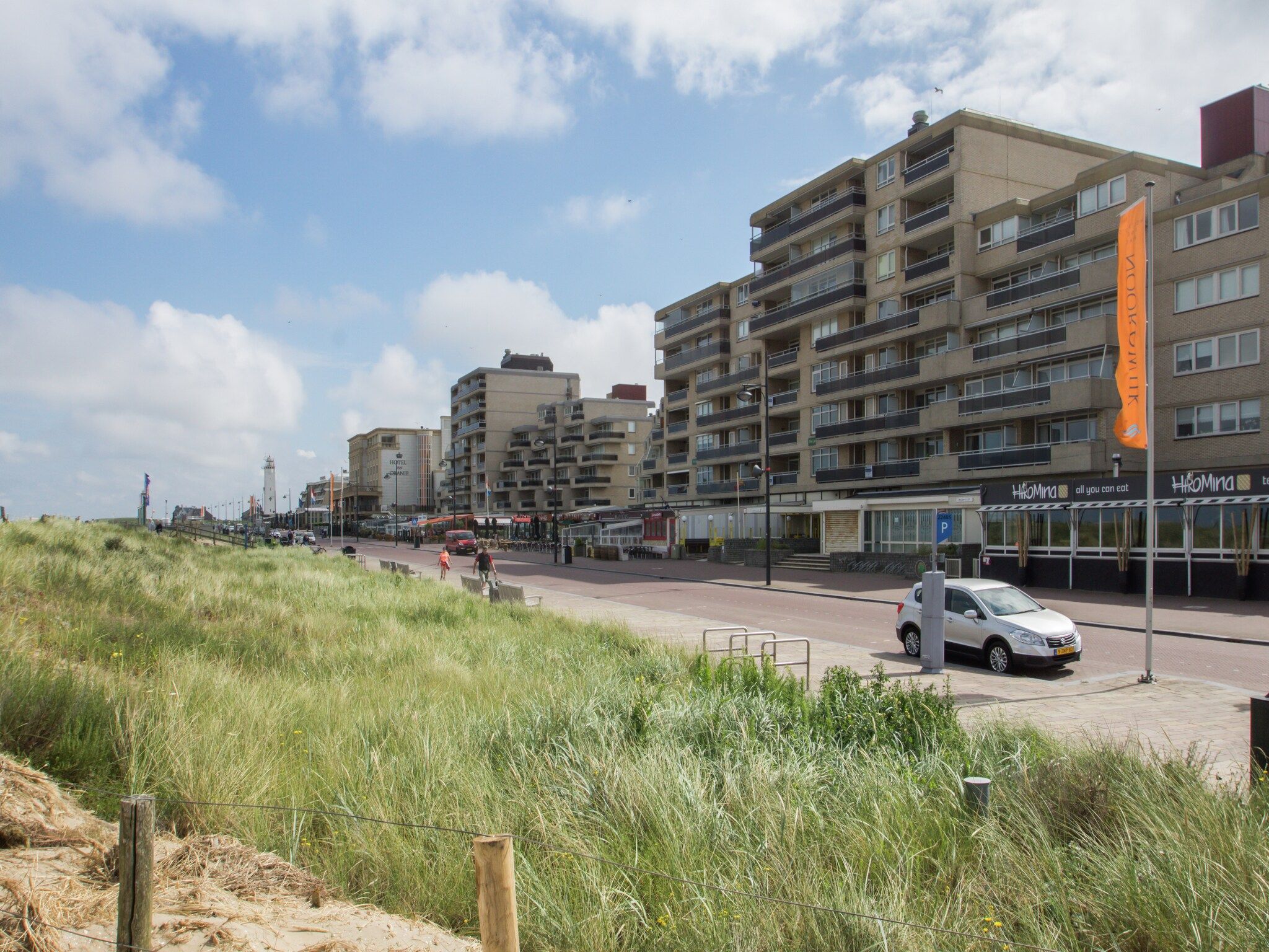 De buitenkant van Zeearend Boulevard in Noordwijk