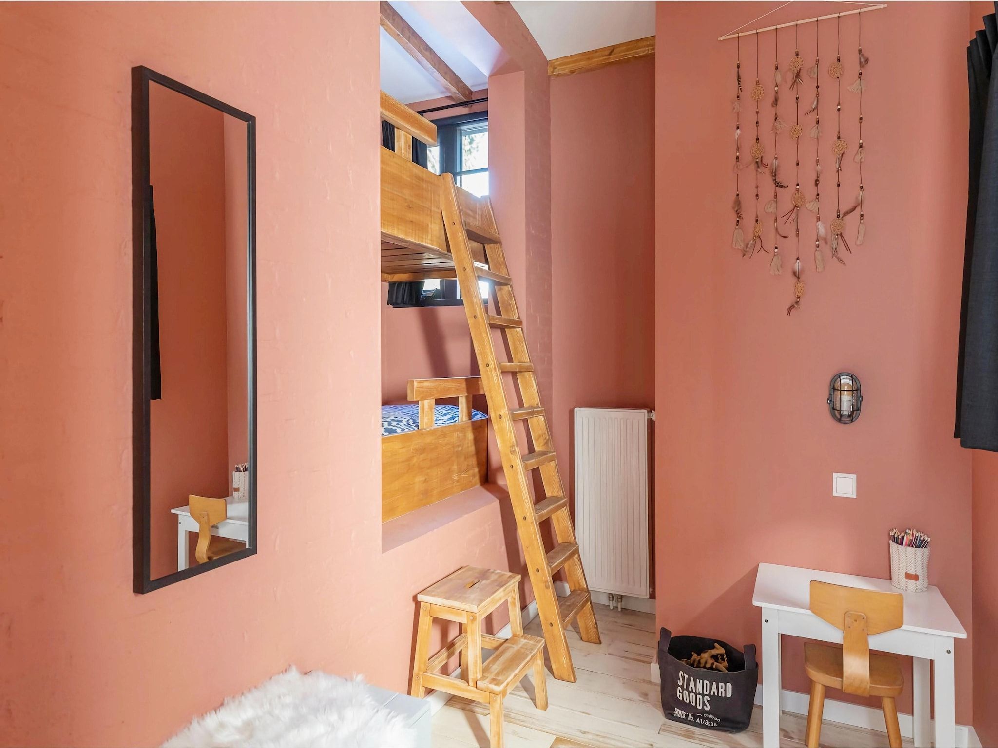 Een slaapkamer van de Biotoop in Callantsoog