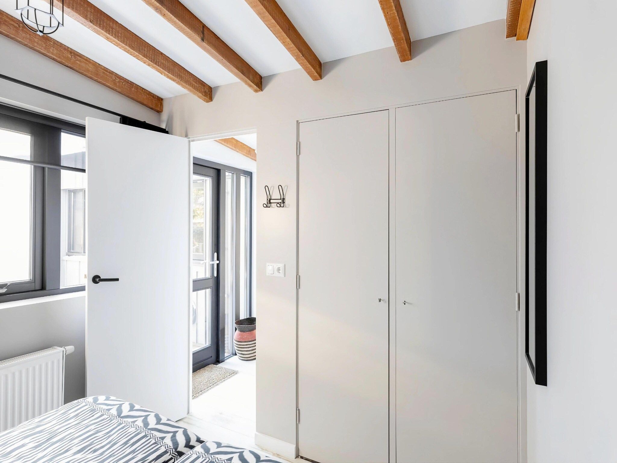 Een slaapkamer van de Biotoop in Callantsoog