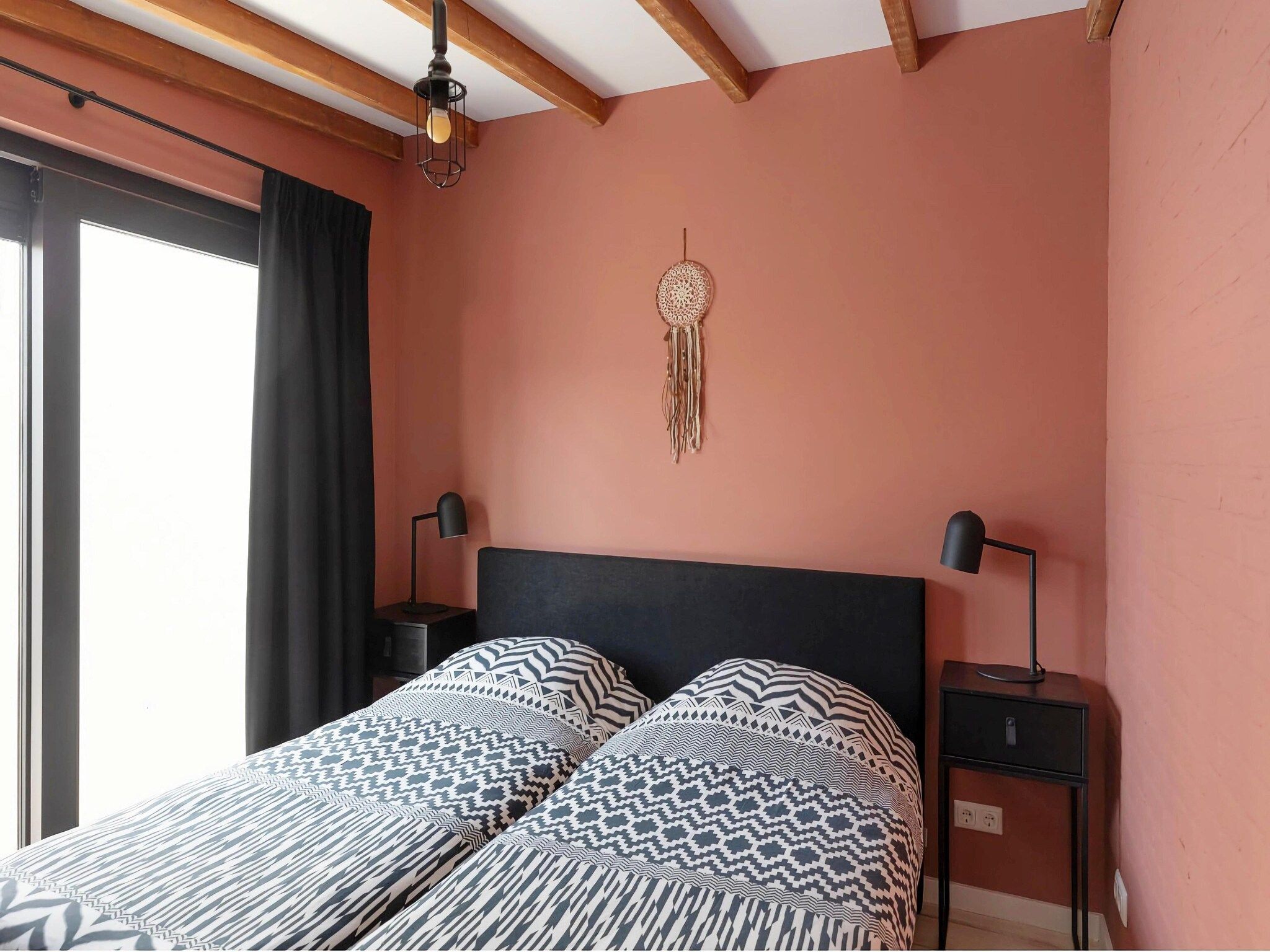 Een slaapkamer van de Biotoop in Callantsoog