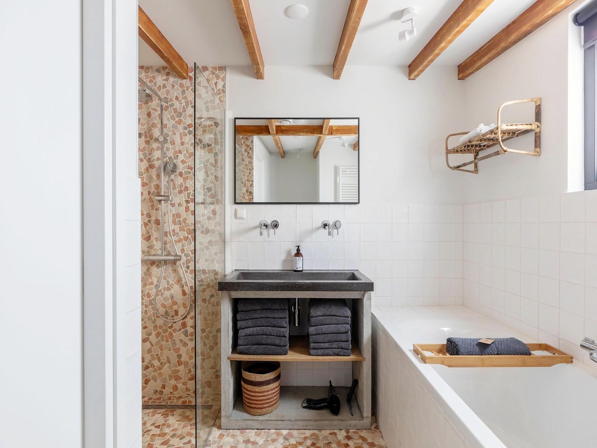 De badkamer van de Biotoop in Callantsoog