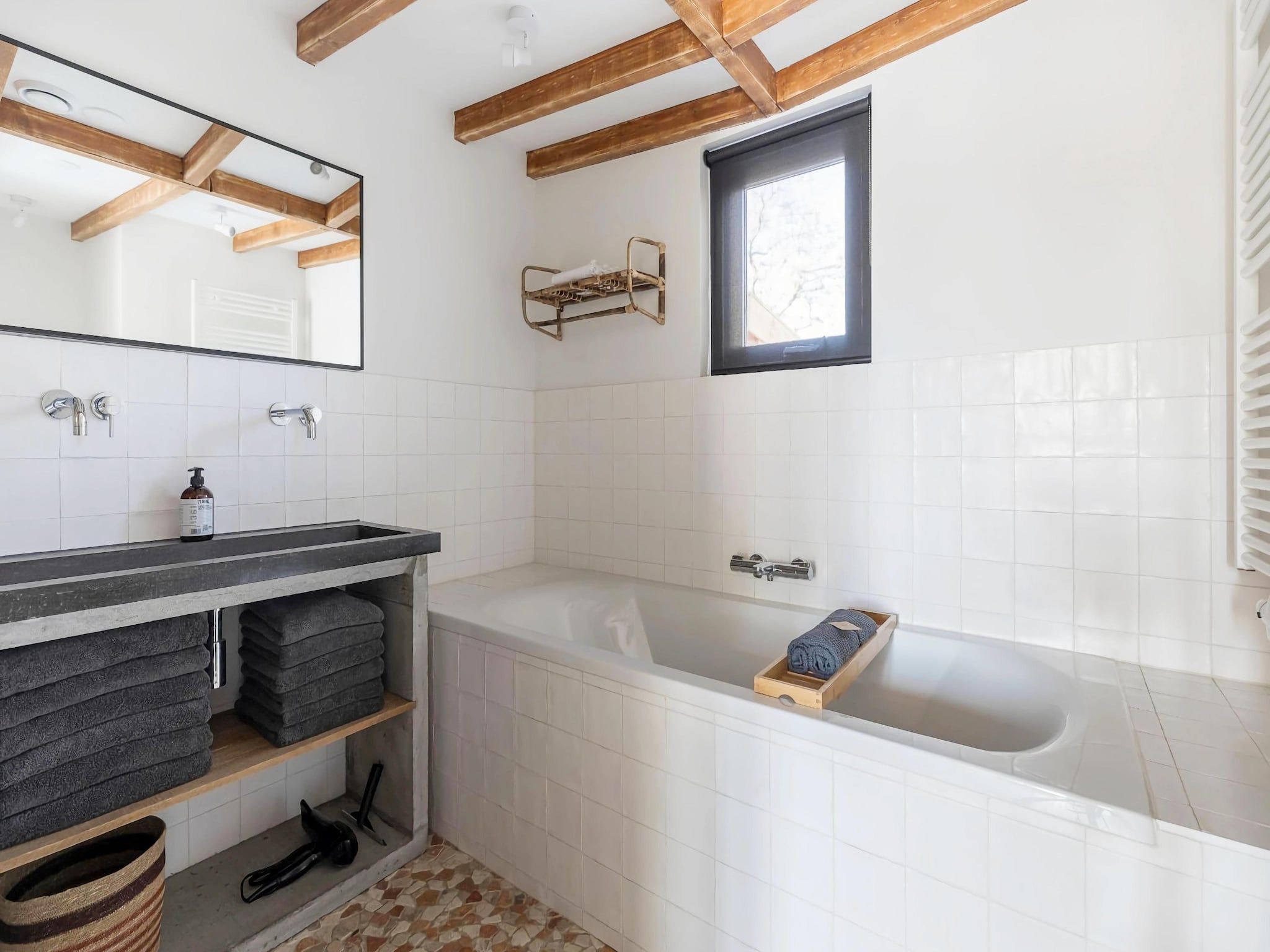 De badkamer van de Biotoop in Callantsoog