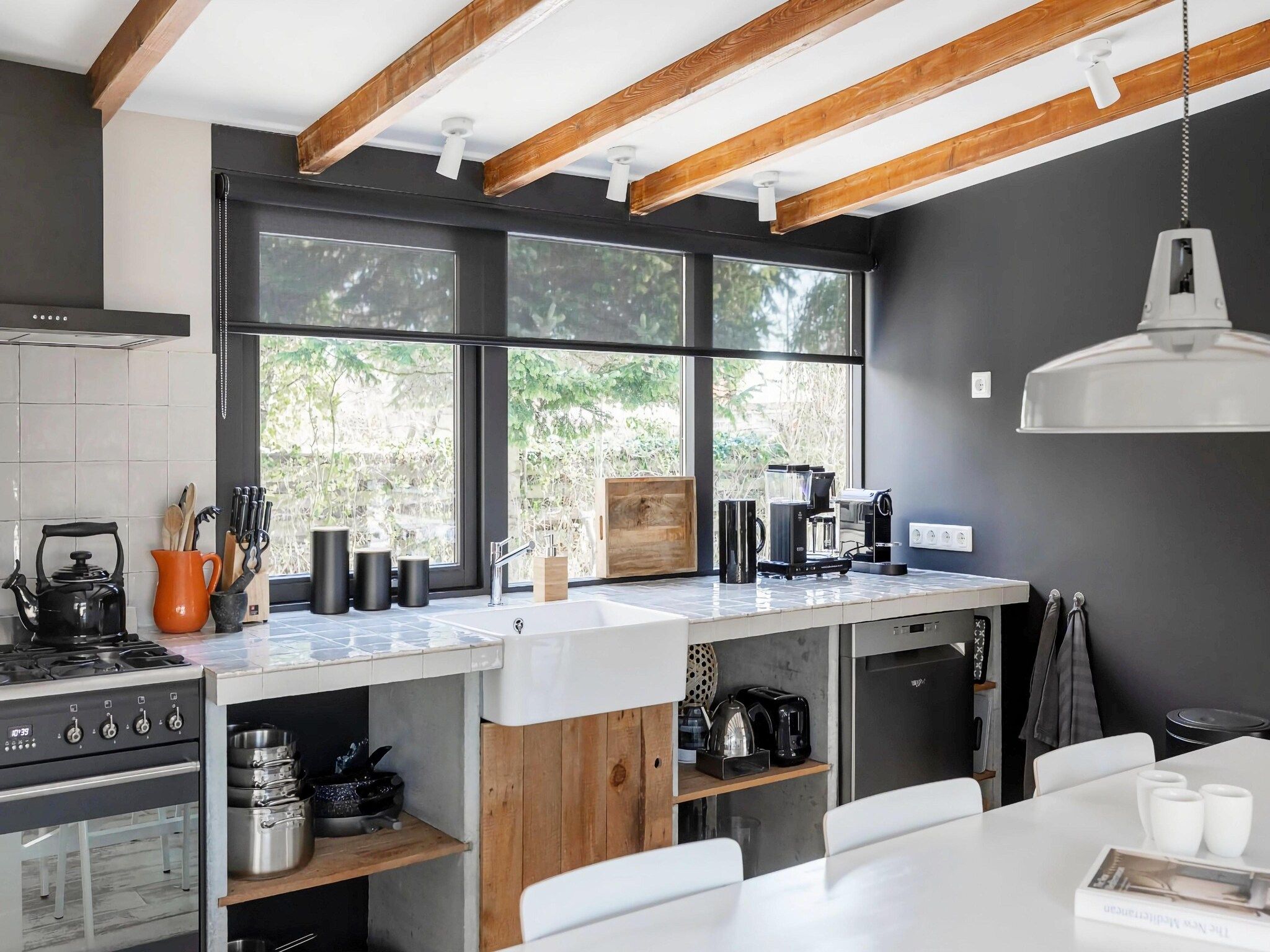 De keuken van de Biotoop in Callantsoog