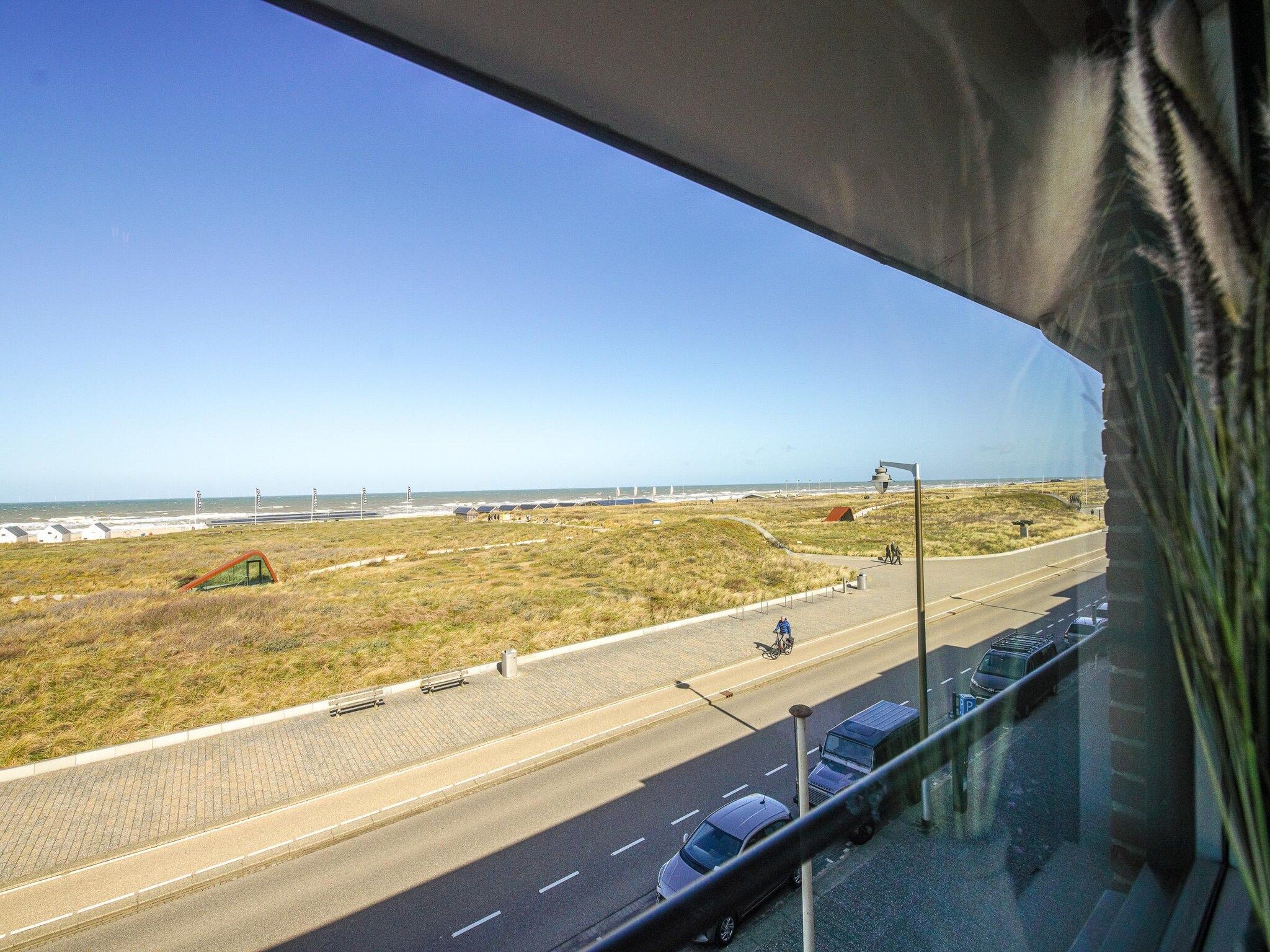 Het uitzicht vanaf Ziezee in Katwijk