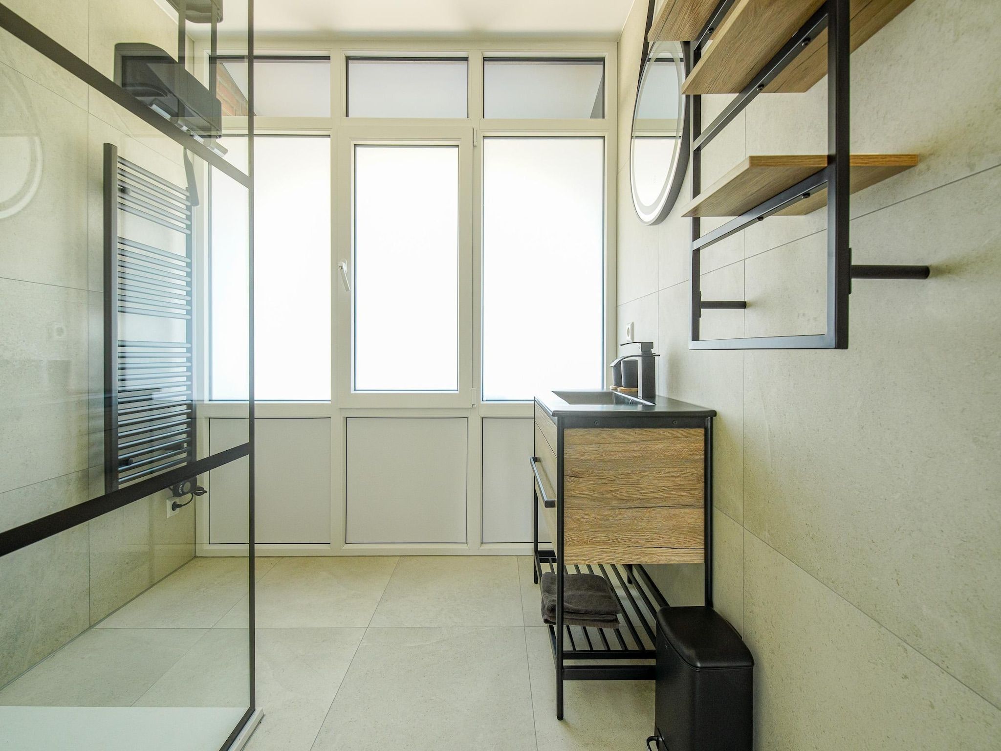 De badkamer van Ziezee in Katwijk