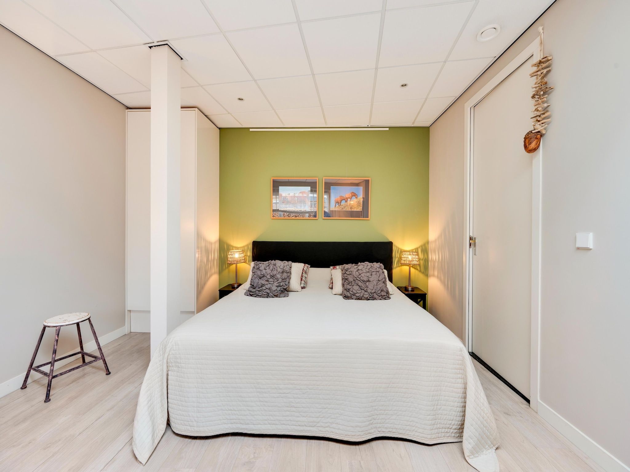 Een slaapkamer van Hof van Craeck II in Bergen