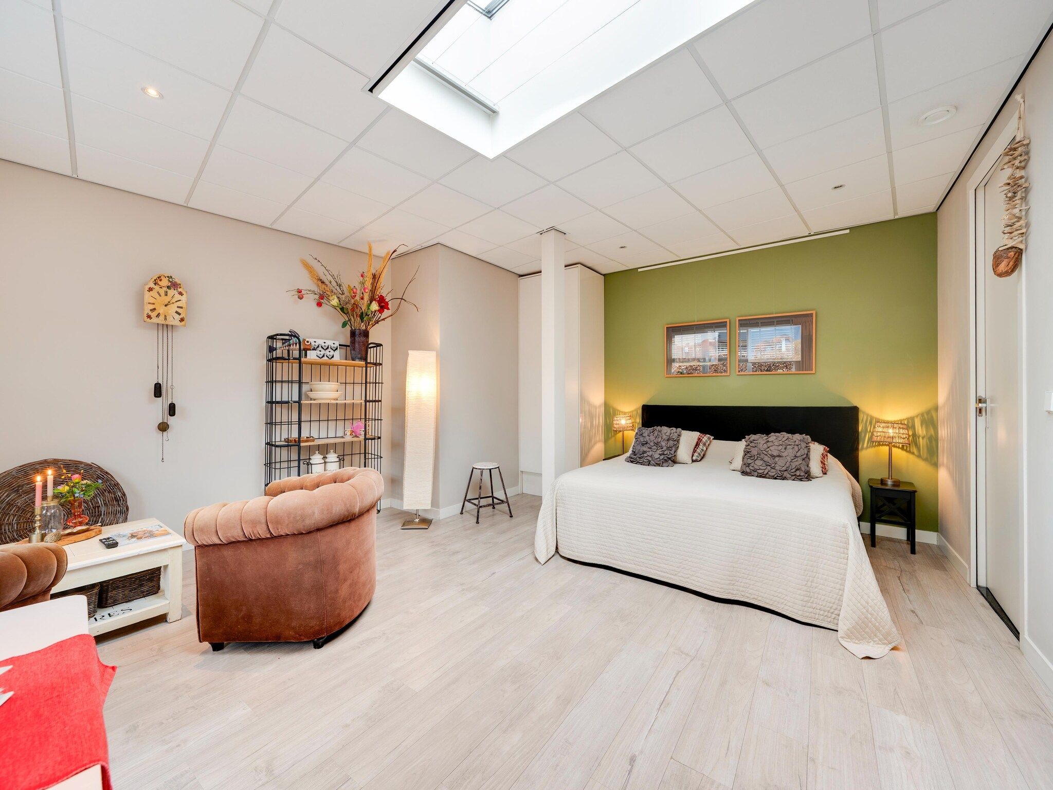Een slaapkamer van Hof van Craeck II in Bergen