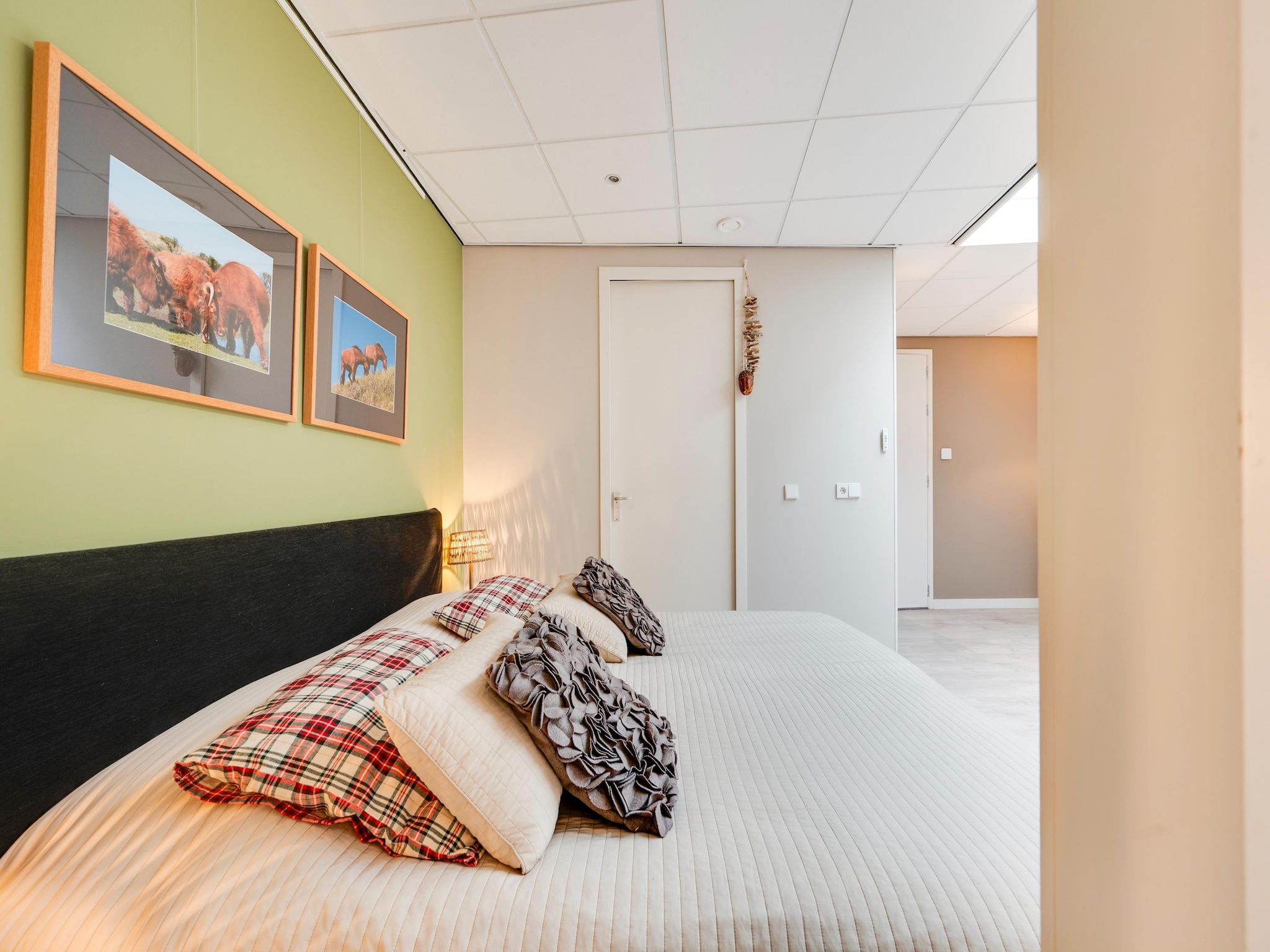 Een slaapkamer van Hof van Craeck II in Bergen