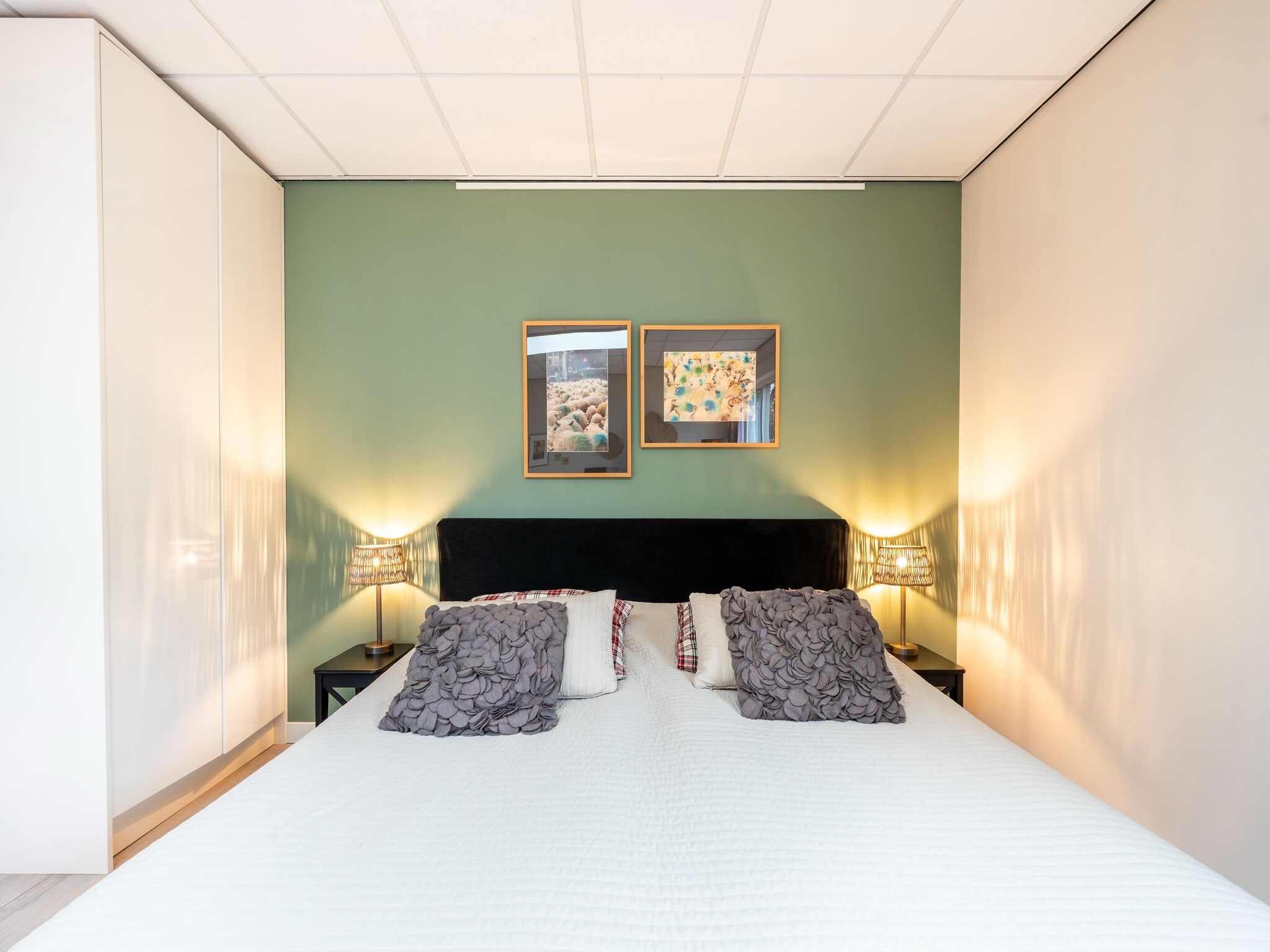 Een slaapkamer van Hof van Craeck III in Bergen