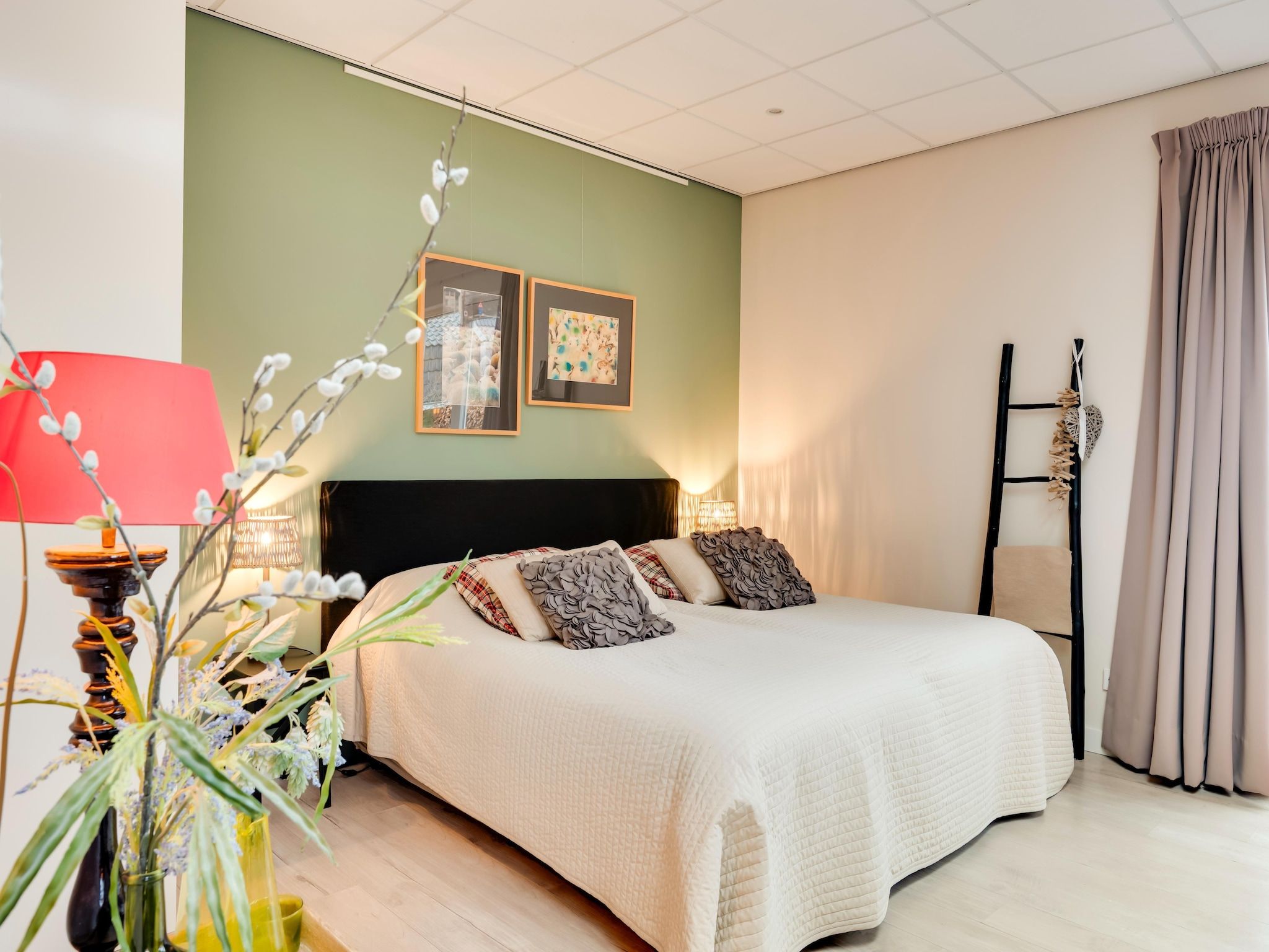 Een slaapkamer van Hof van Craeck III in Bergen