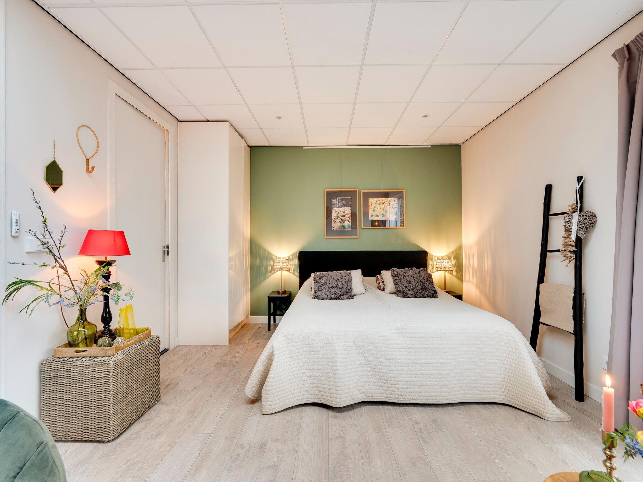 Een slaapkamer van Hof van Craeck III in Bergen