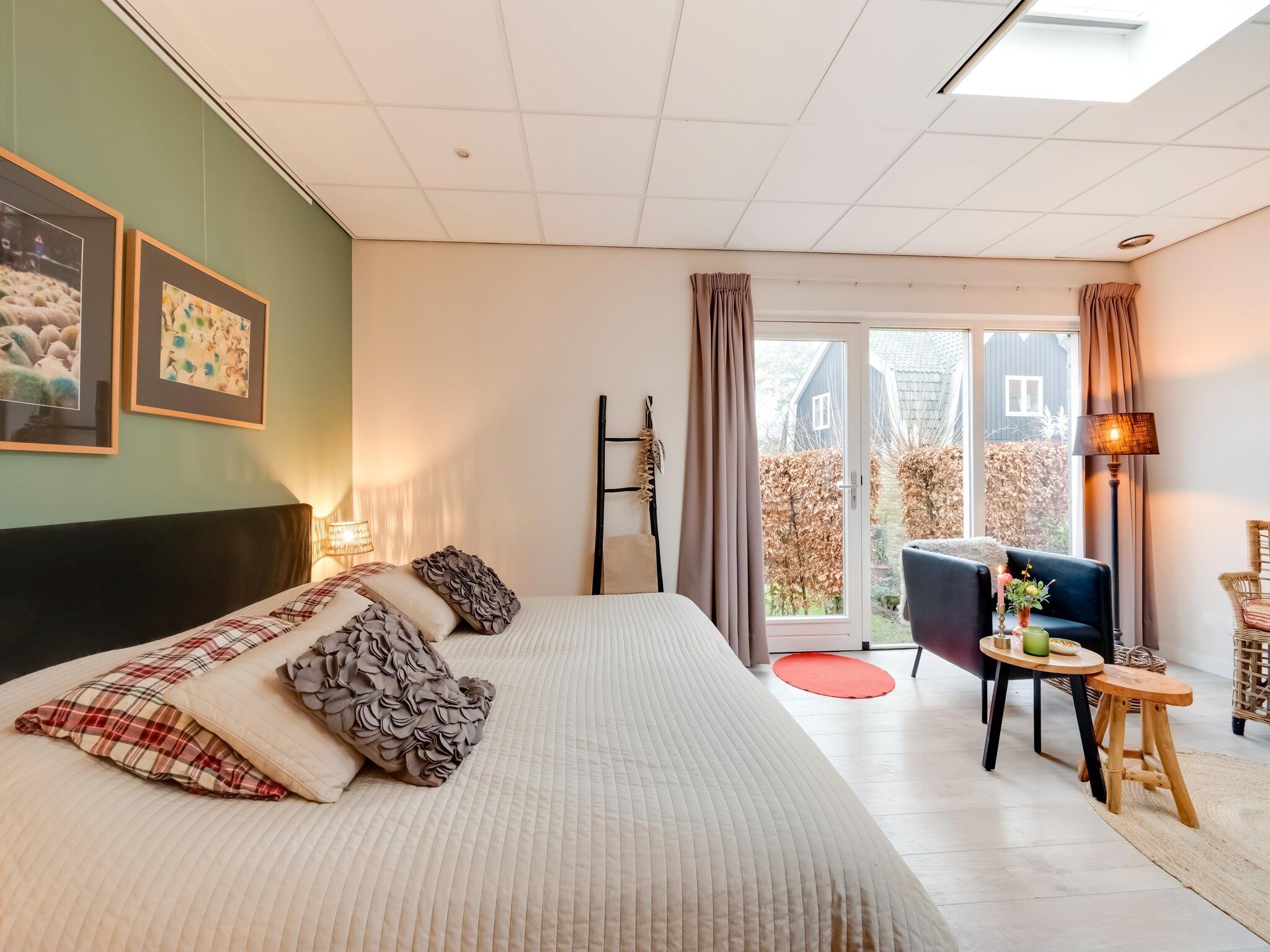 Een slaapkamer van Hof van Craeck III in Bergen