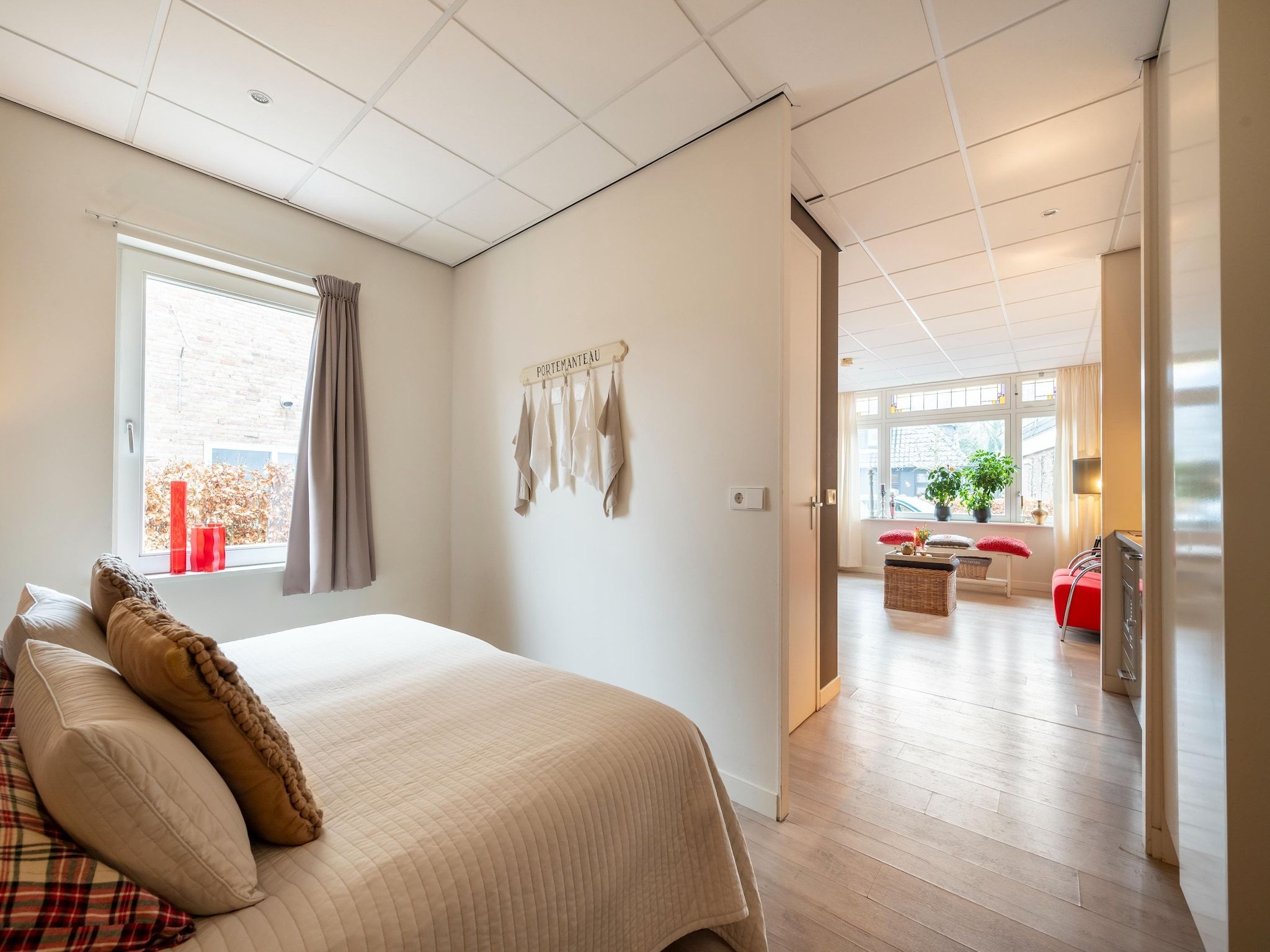 Een slaapkamer van Hof van Craeck I in Bergen