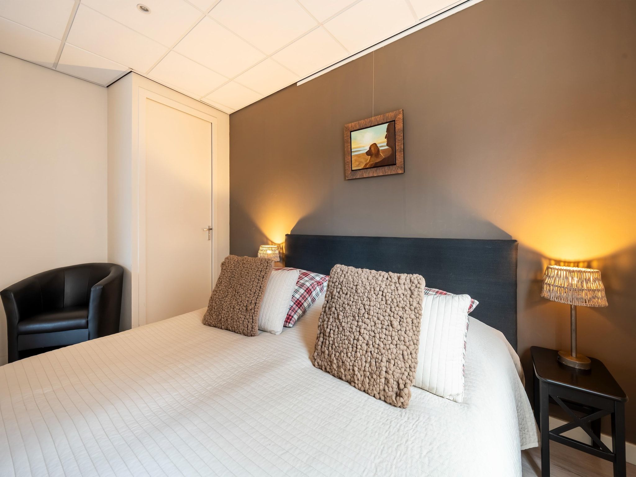Een slaapkamer van Hof van Craeck I in Bergen