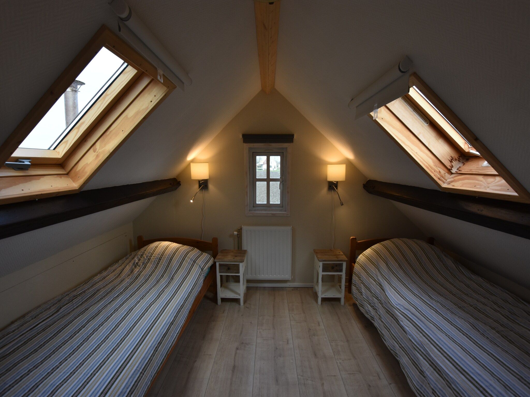 Een slaapkamer van Knook in Nieuwvliet