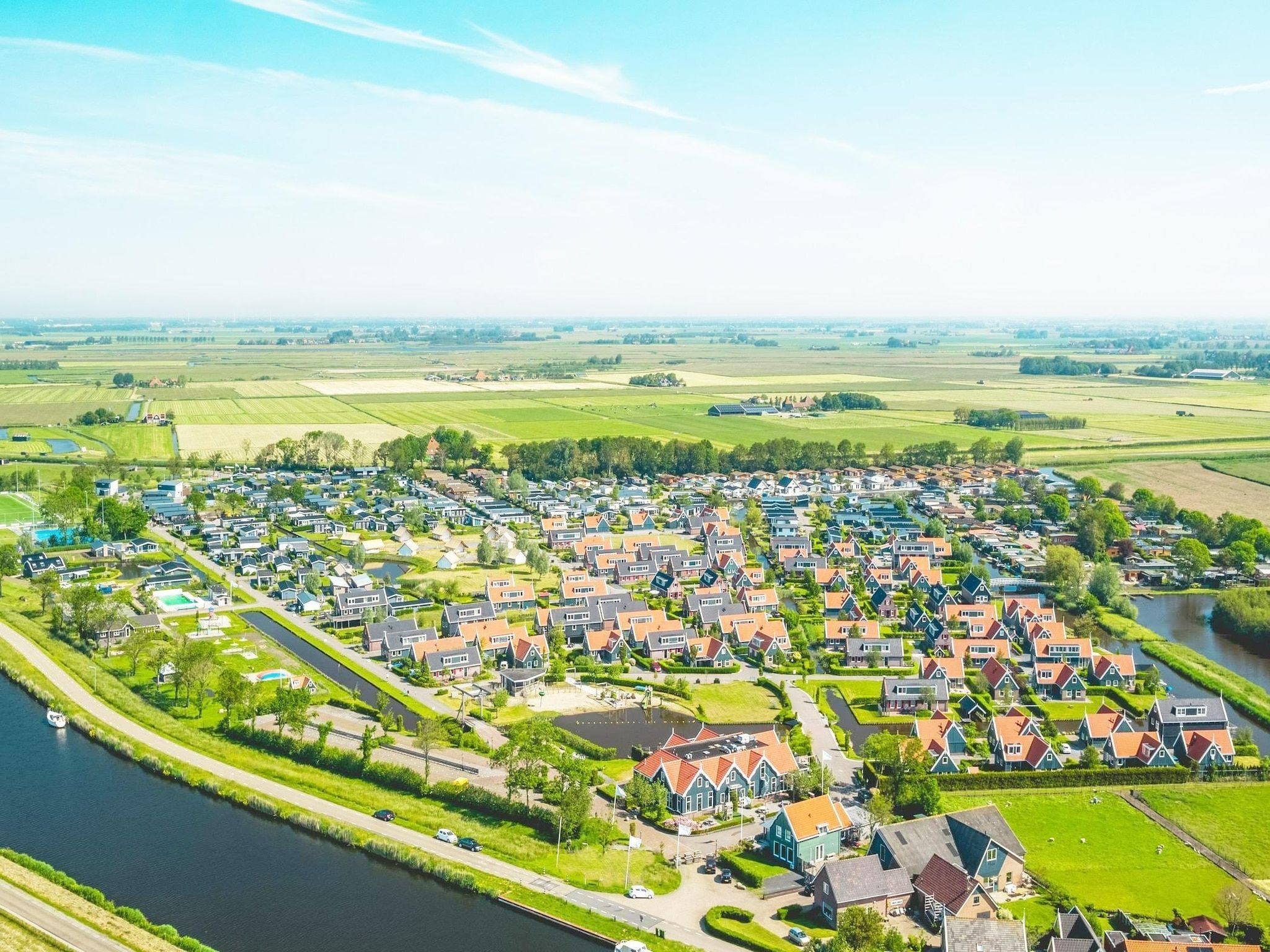 Het uitzicht vanaf Markerkade  6 personen in West-Graftdijk