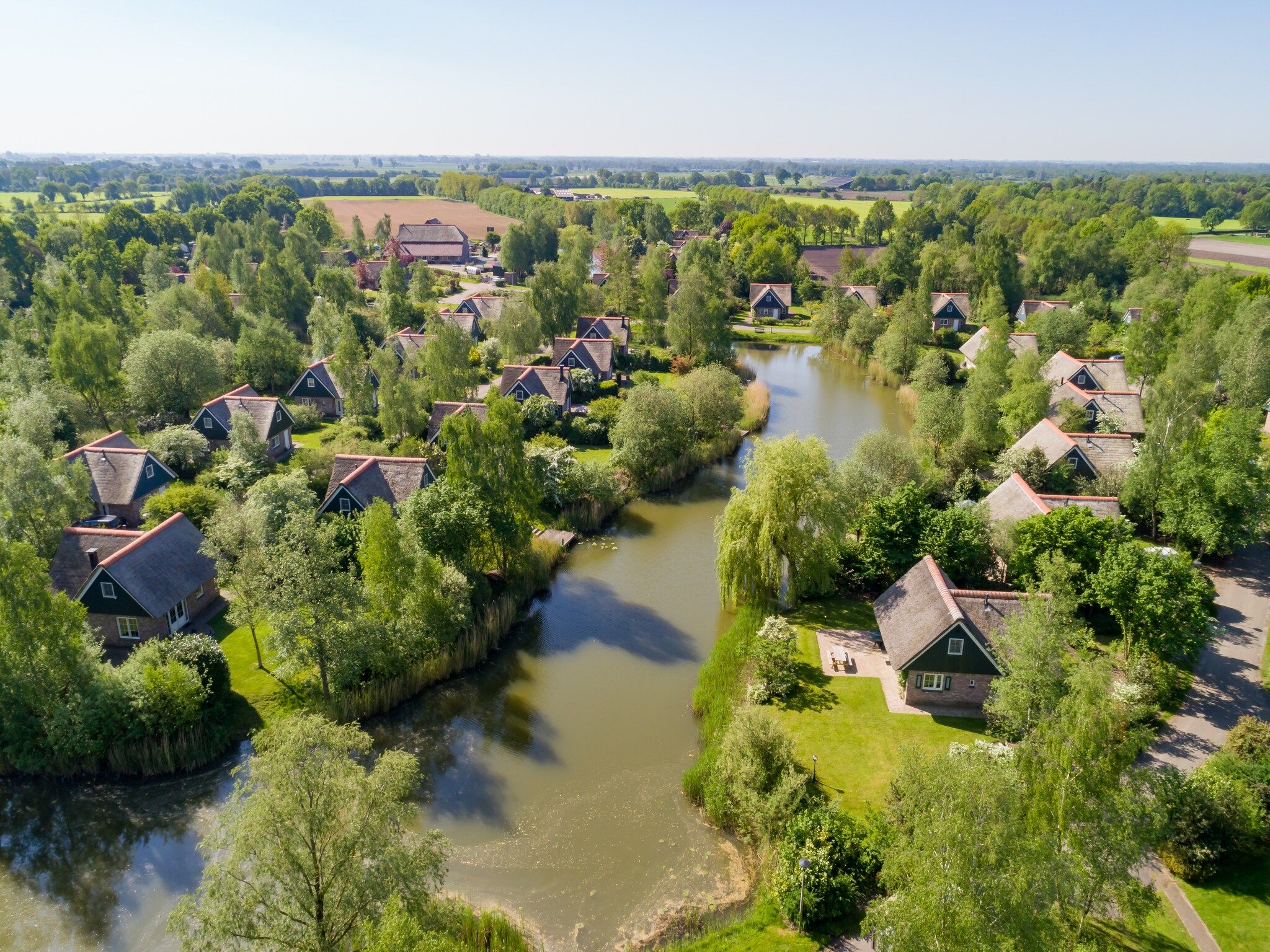 Parkfaciliteiten bij Résidence de Weerribben 3 in Paasloo