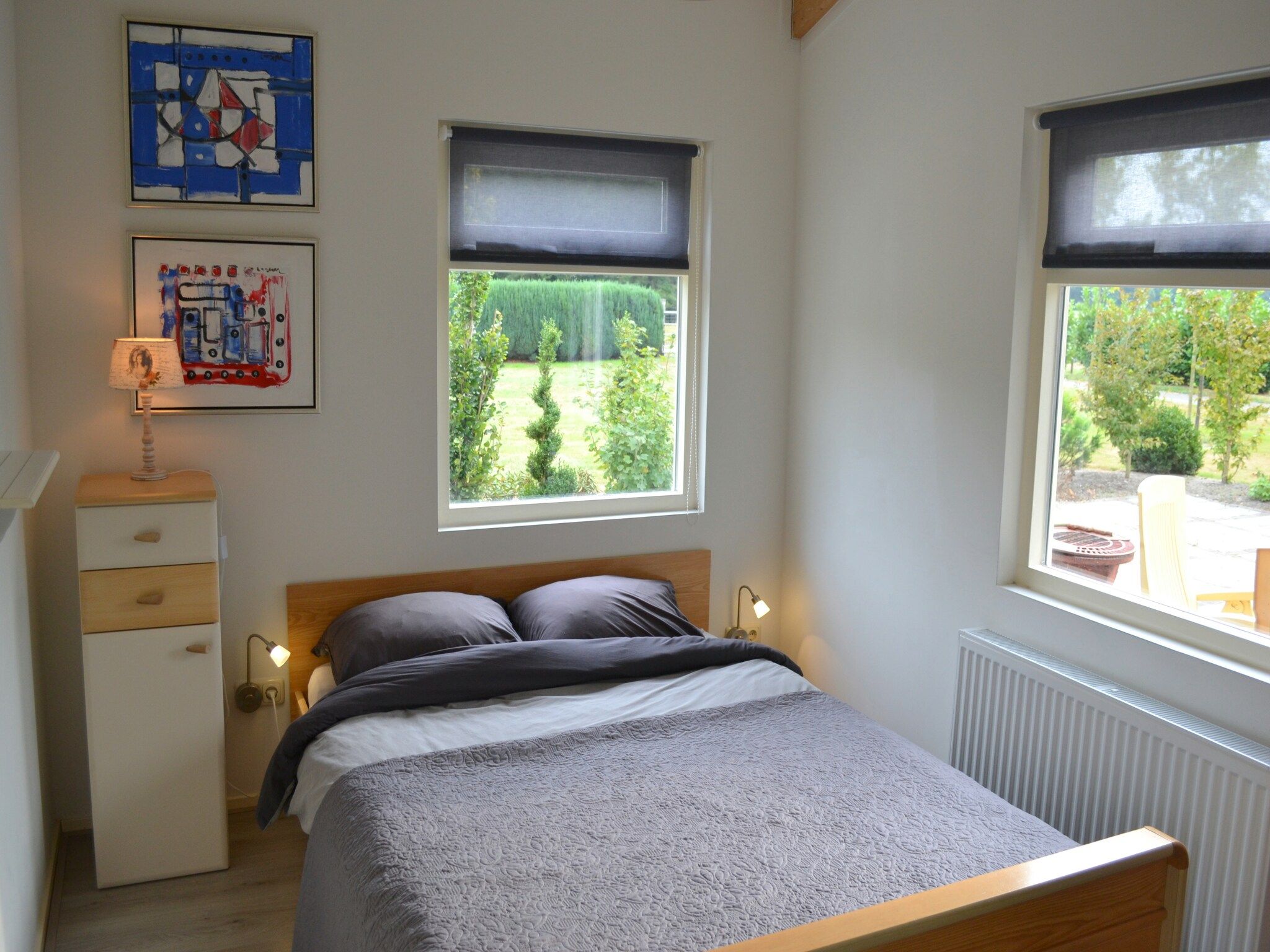 Een slaapkamer van de Veluwse Vrijheid in Eerbeek