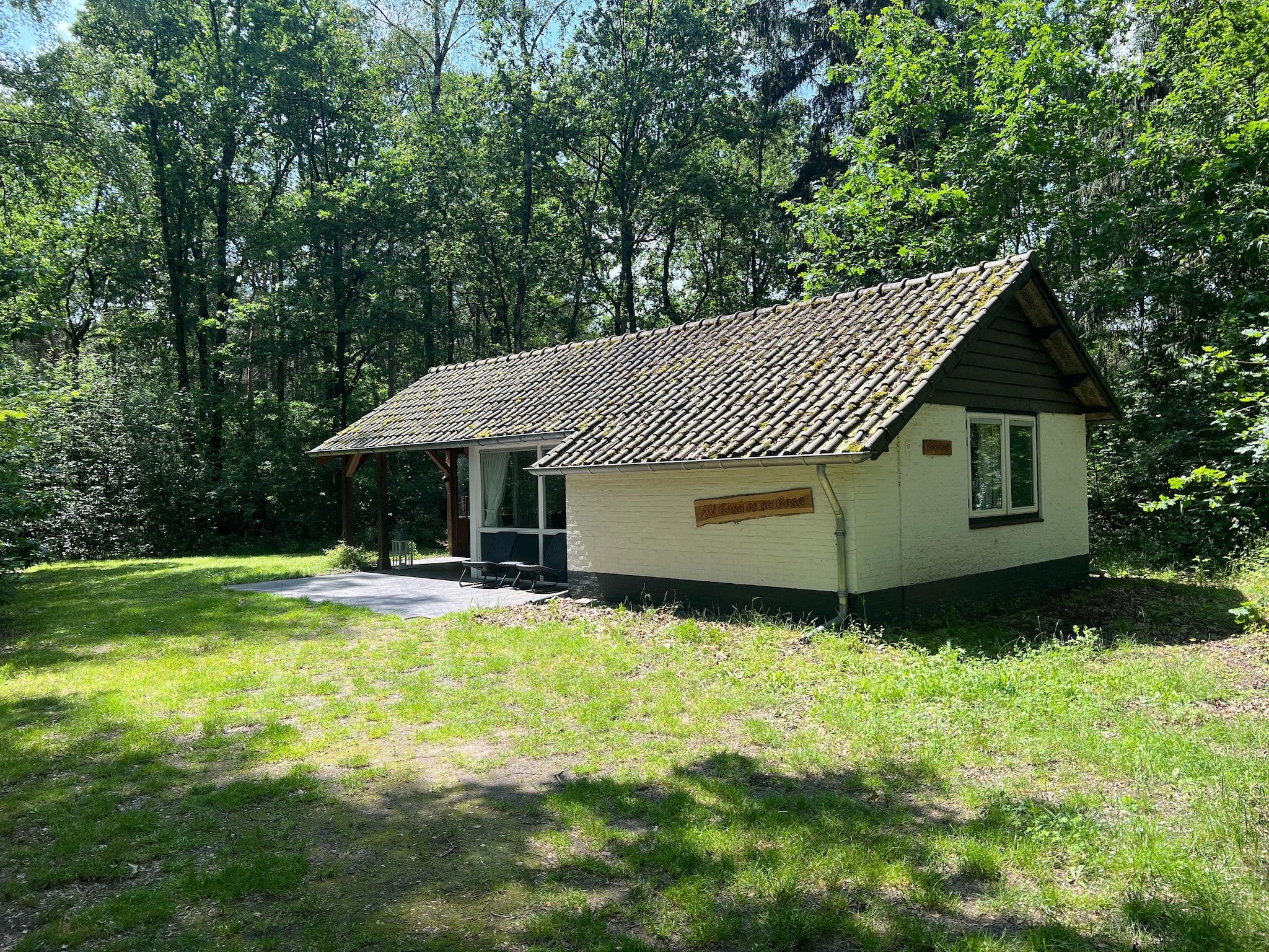 De buitenkant van Vosseven 17 Wezel in Stramproy