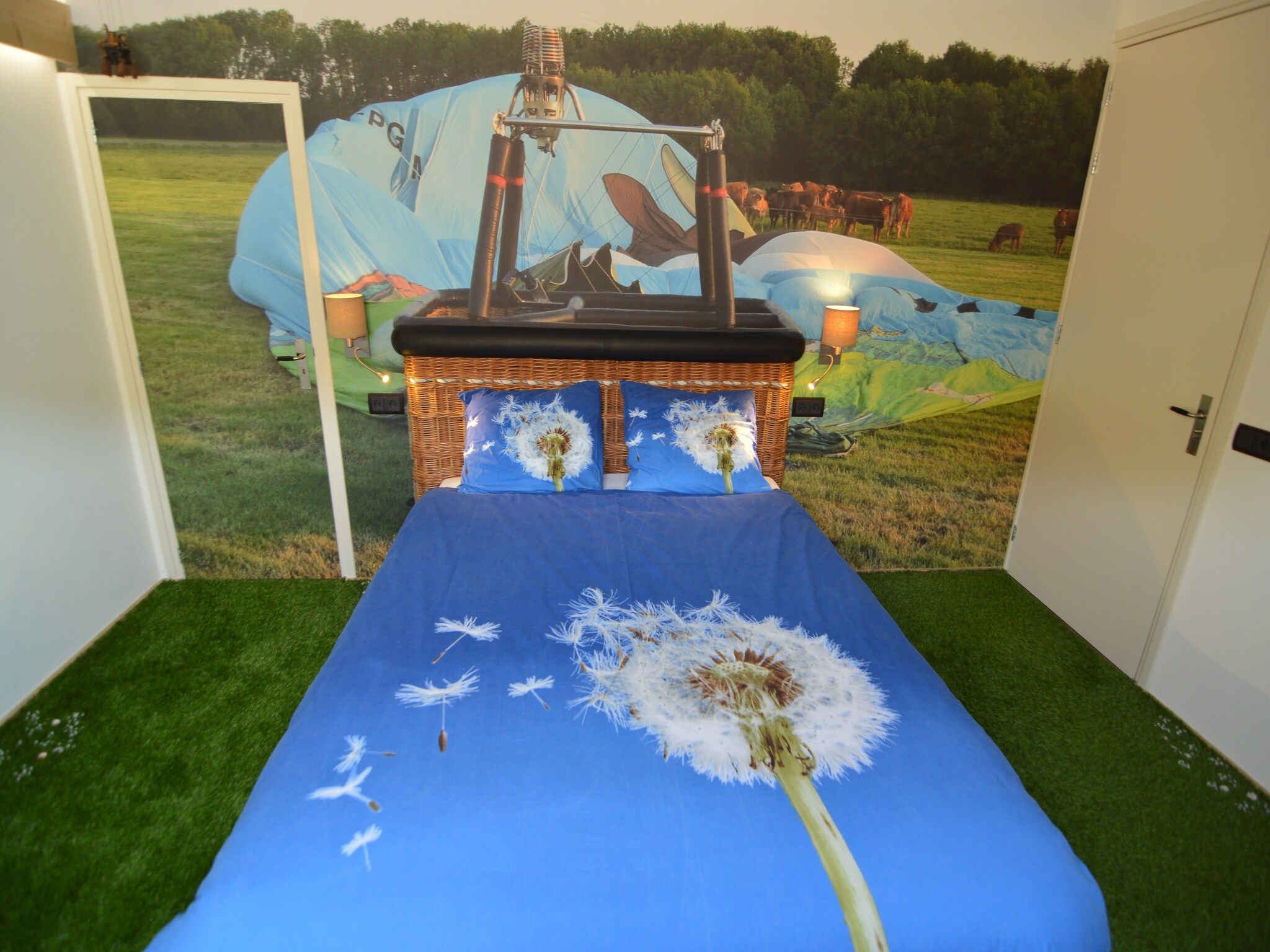 Een slaapkamer van Ballonatelier in Haaren