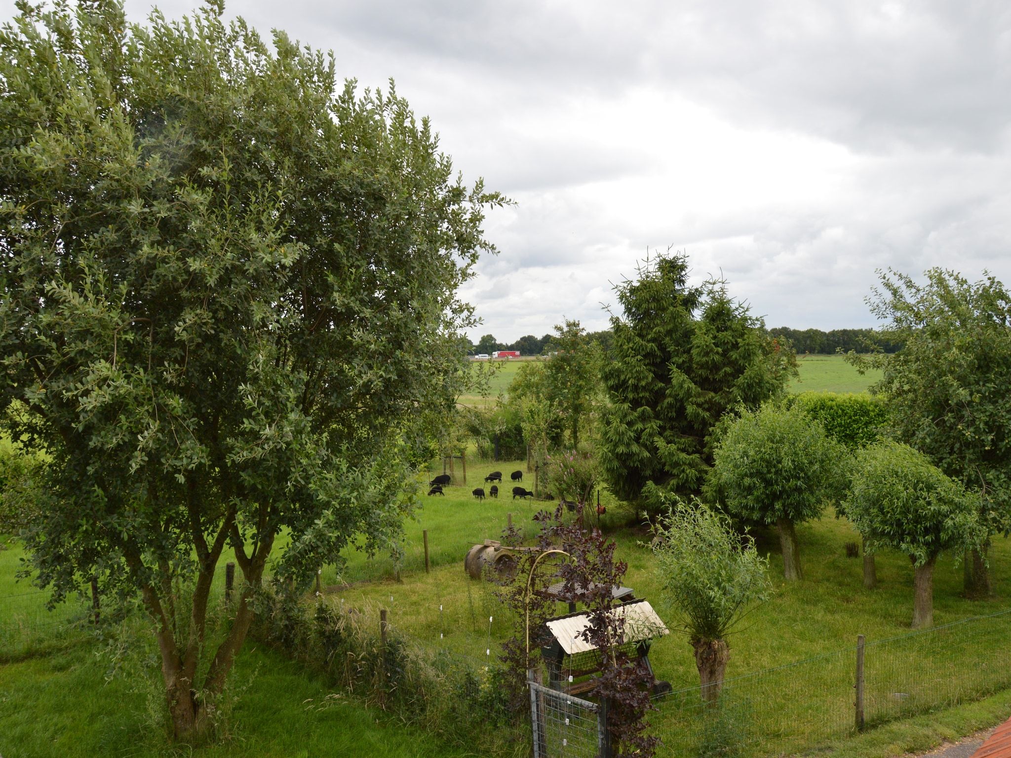 Het uitzicht vanaf 't Kokhuus in Holten