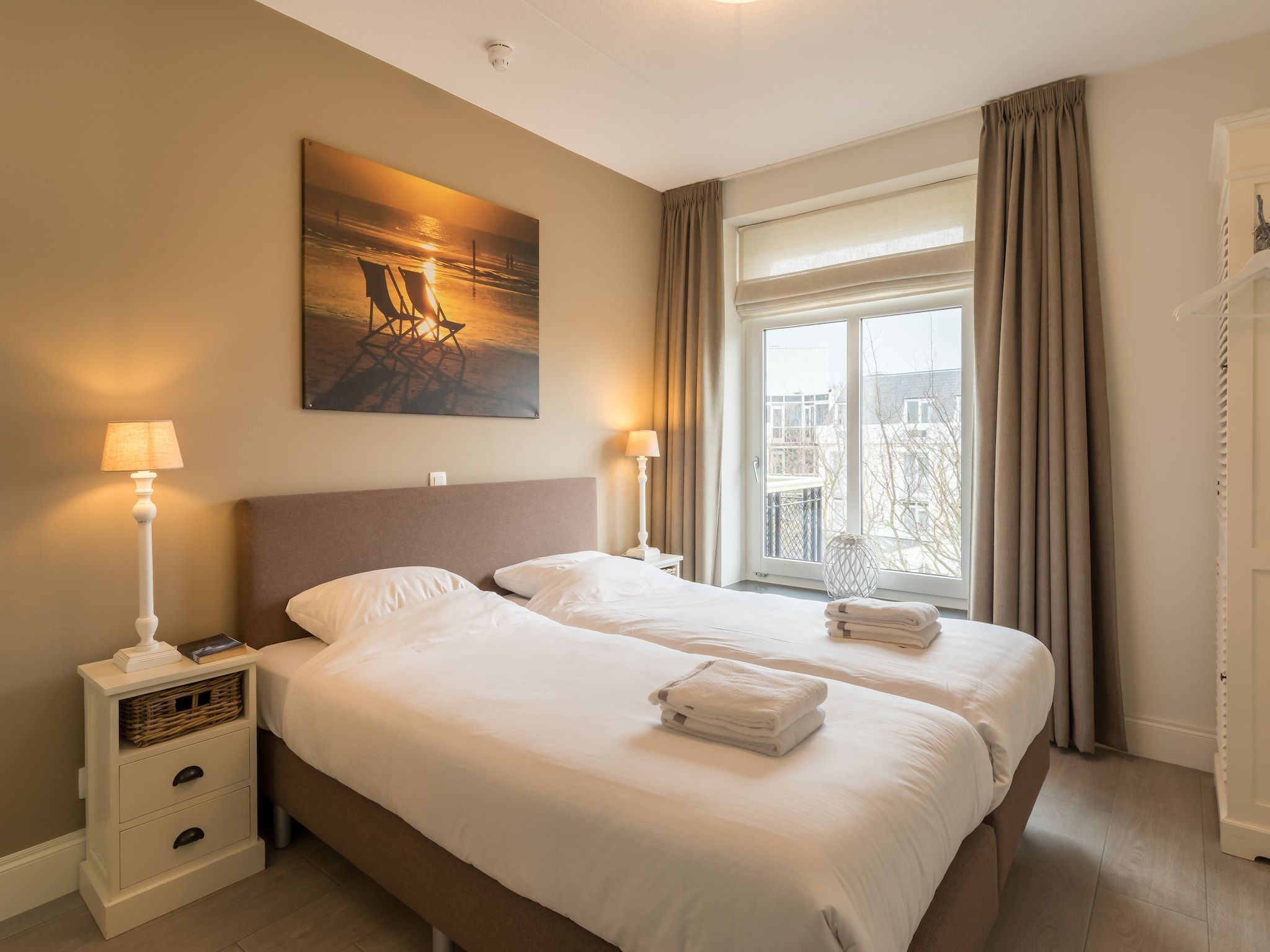 Een slaapkamer van Résidence Wijngaerde 7 in Domburg