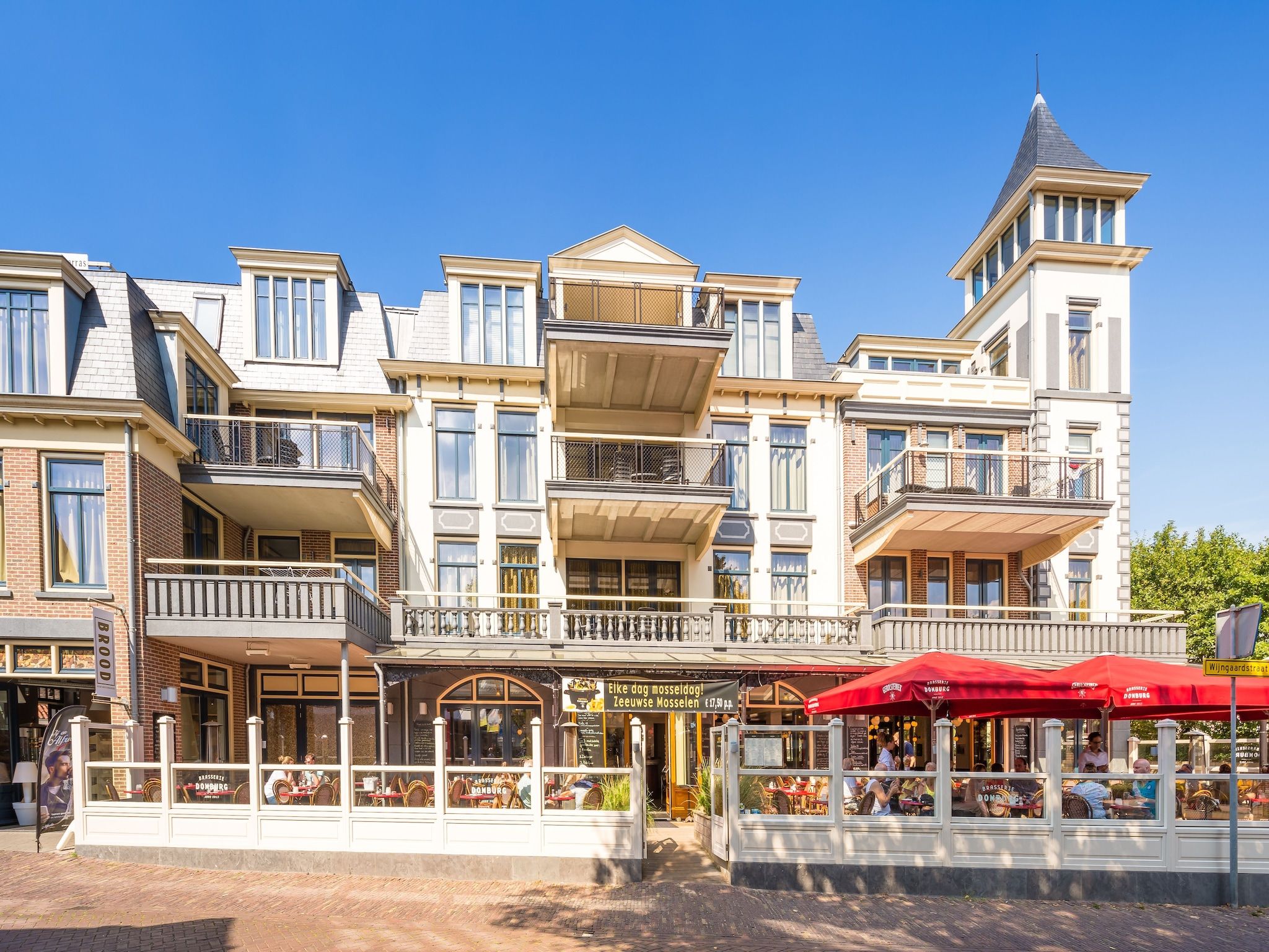 De buitenkant van Résidence Wijngaerde 8 in Domburg