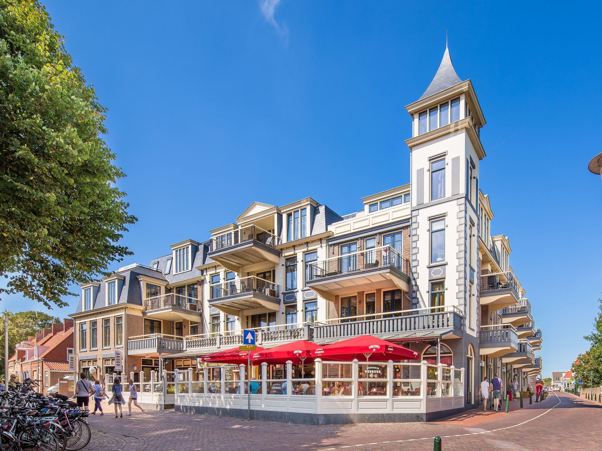 De buitenkant van Résidence Wijngaerde 3 in Domburg