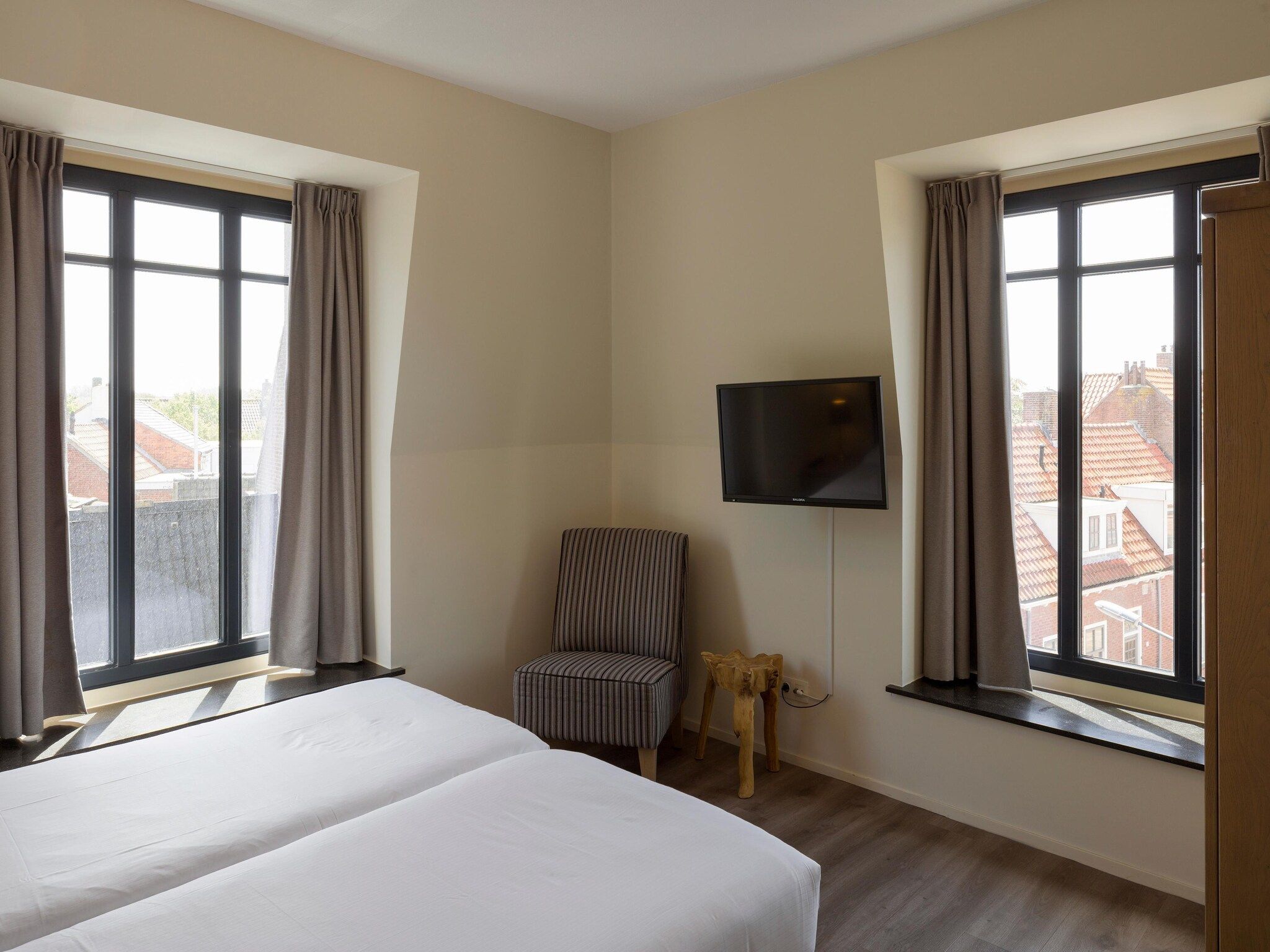 Een slaapkamer van Résidence Wijngaerde 3 in Domburg