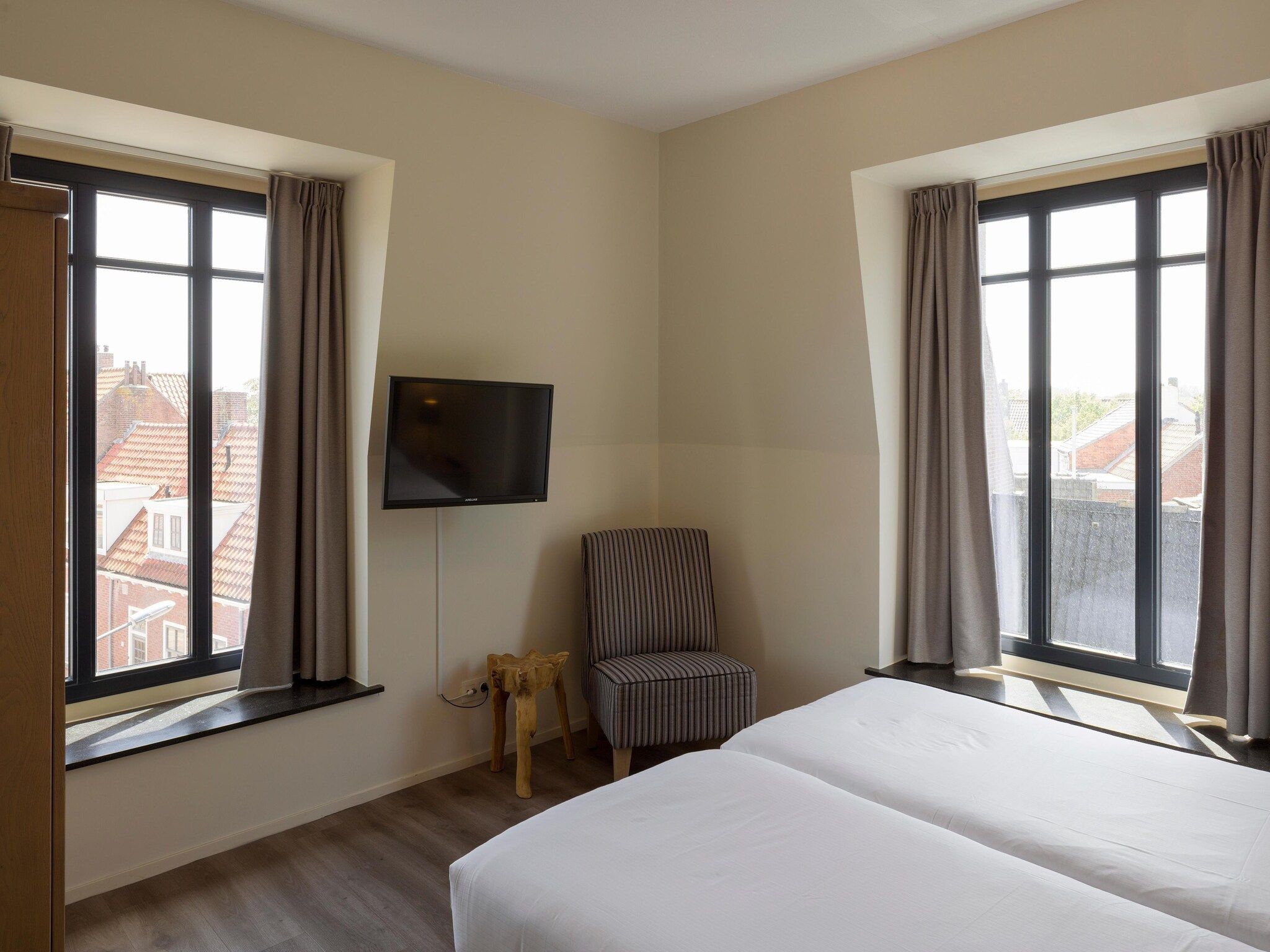 Een slaapkamer van Résidence Wijngaerde 3 in Domburg