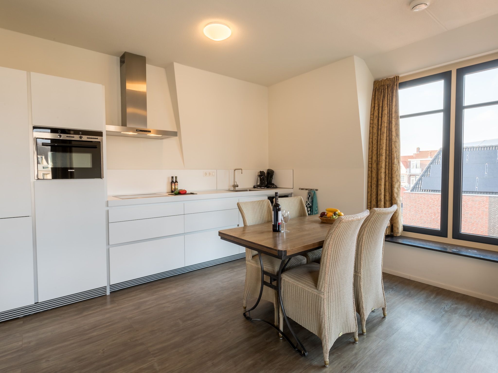 De keuken van Résidence Wijngaerde 2 in Domburg