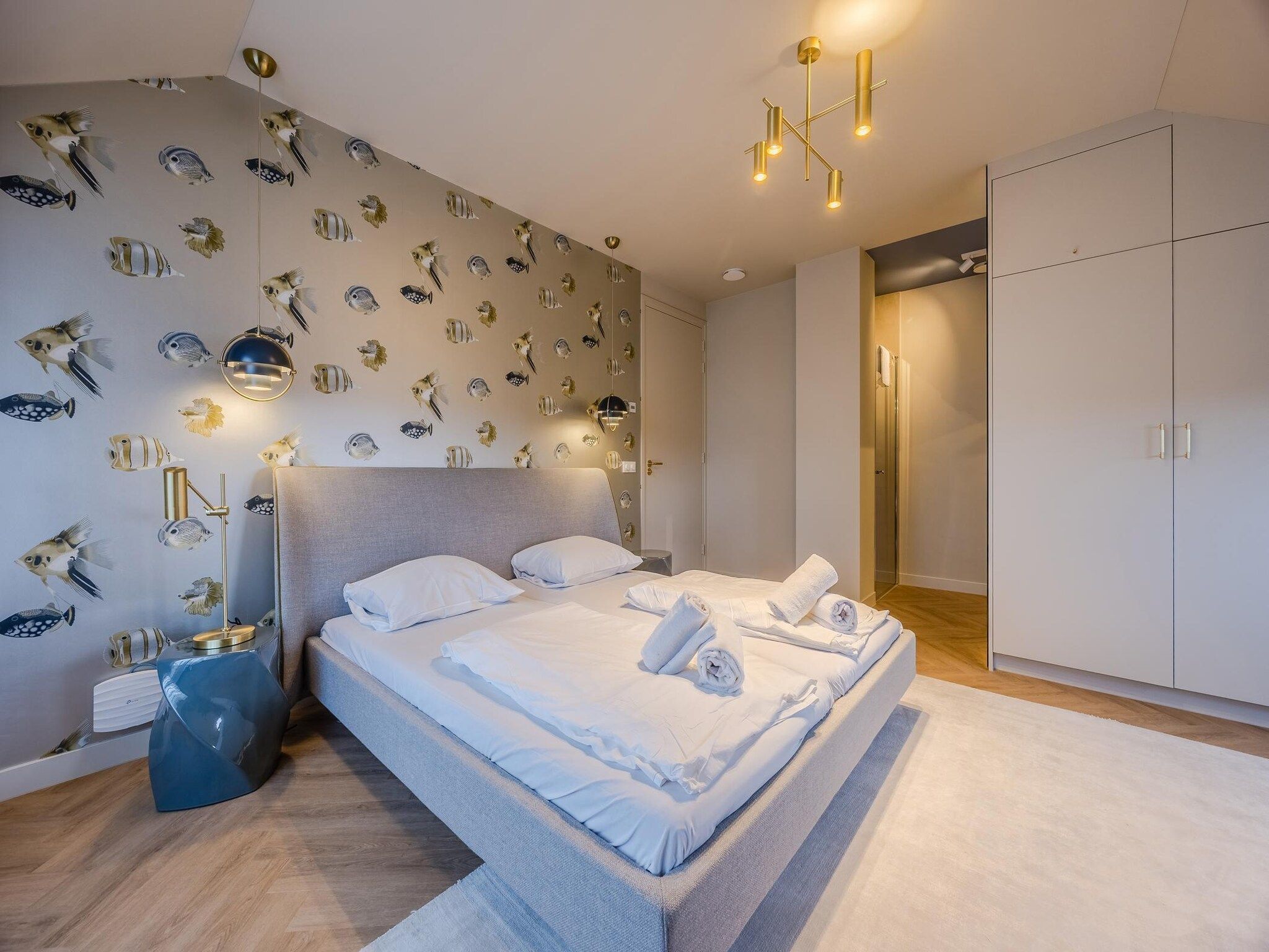 Een slaapkamer van Résidence Wijngaerde 10 in Domburg