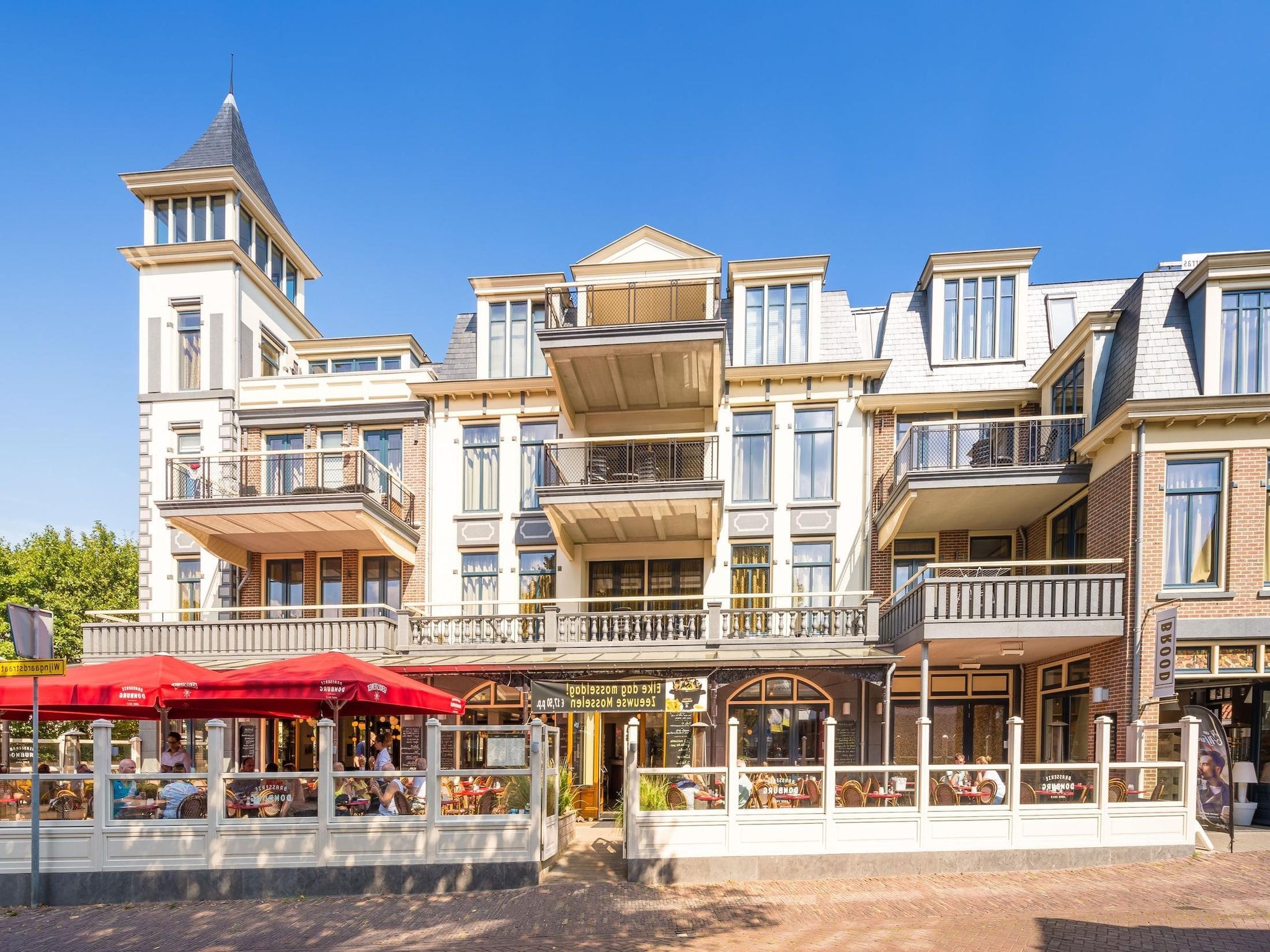 De buitenkant van Résidence Wijngaerde 5 in Domburg