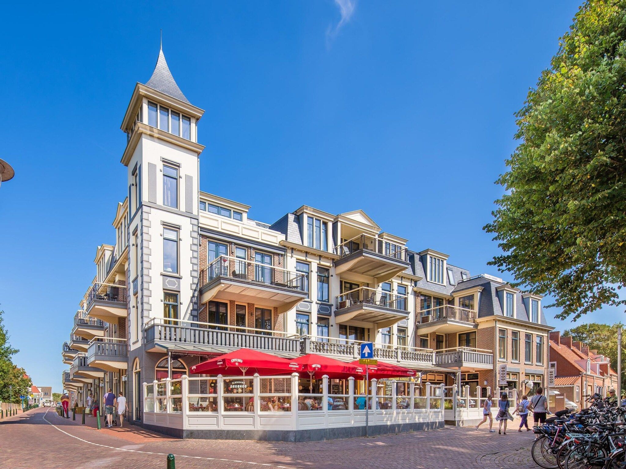 De buitenkant van Résidence Wijngaerde 5 in Domburg