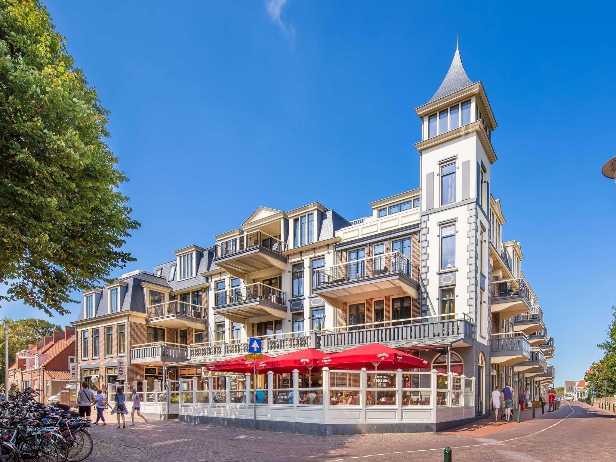 De buitenkant van Résidence Wijngaerde 5 in Domburg