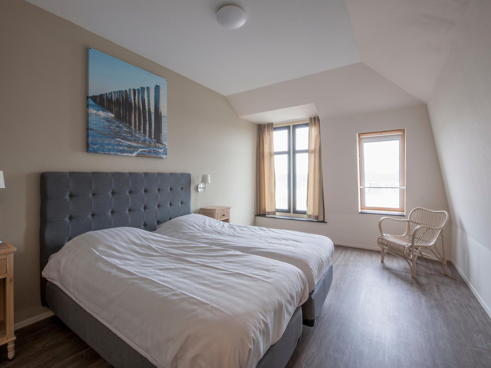 Een slaapkamer van Résidence Wijngaerde 5 in Domburg