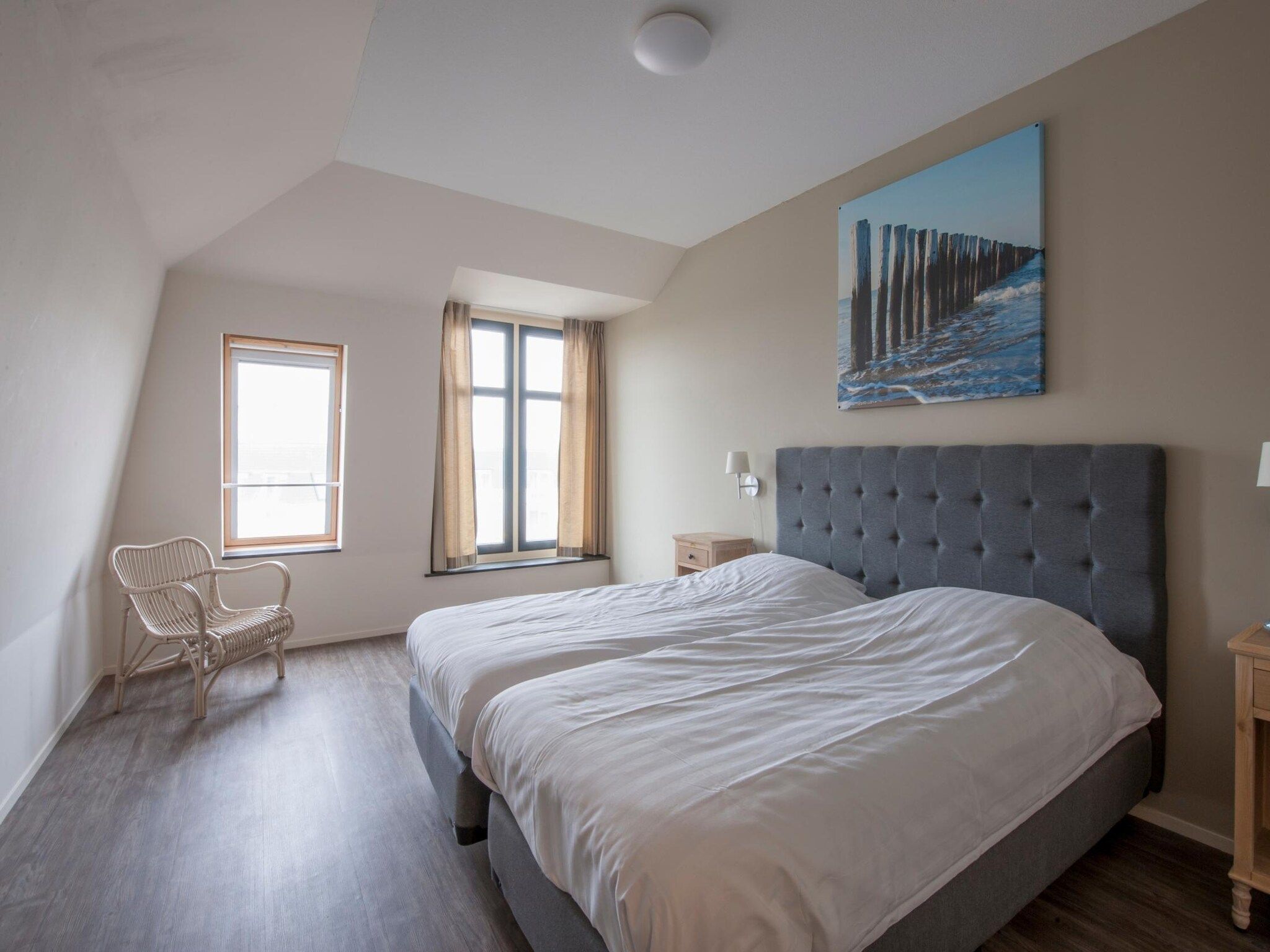 Een slaapkamer van Résidence Wijngaerde 5 in Domburg