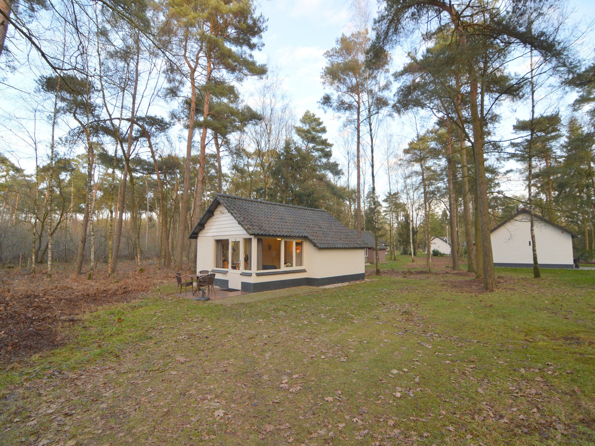 De tuin van Bungalow 27 in Stramproy