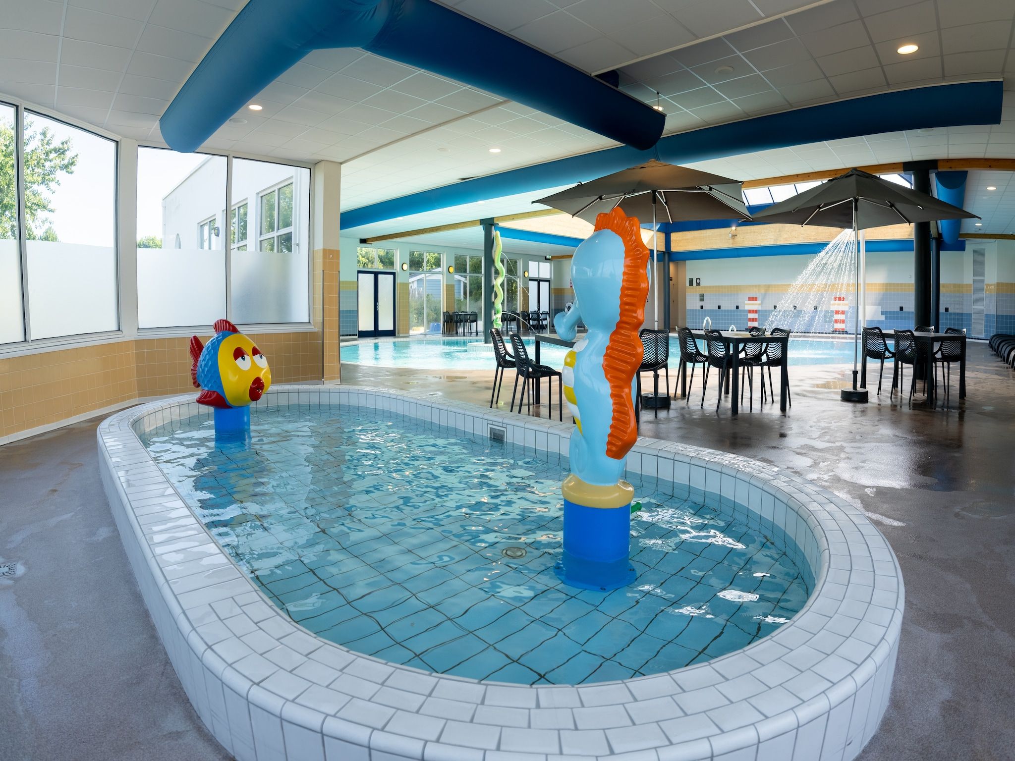Parkfaciliteiten bij Vakantiepark Boomhiemke 9 in Hollum