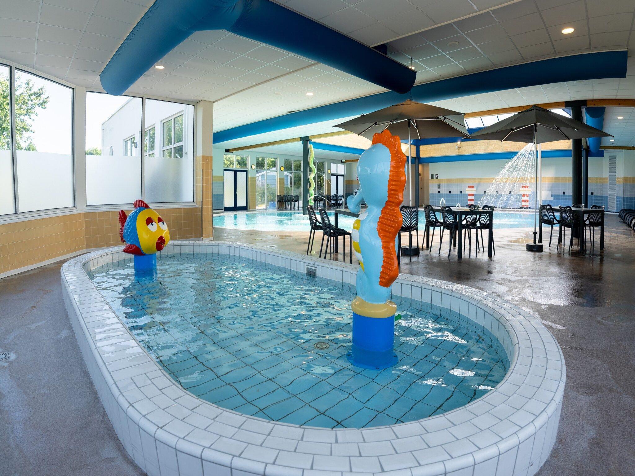 Parkfaciliteiten bij Vakantiepark Boomhiemke 8 in Hollum